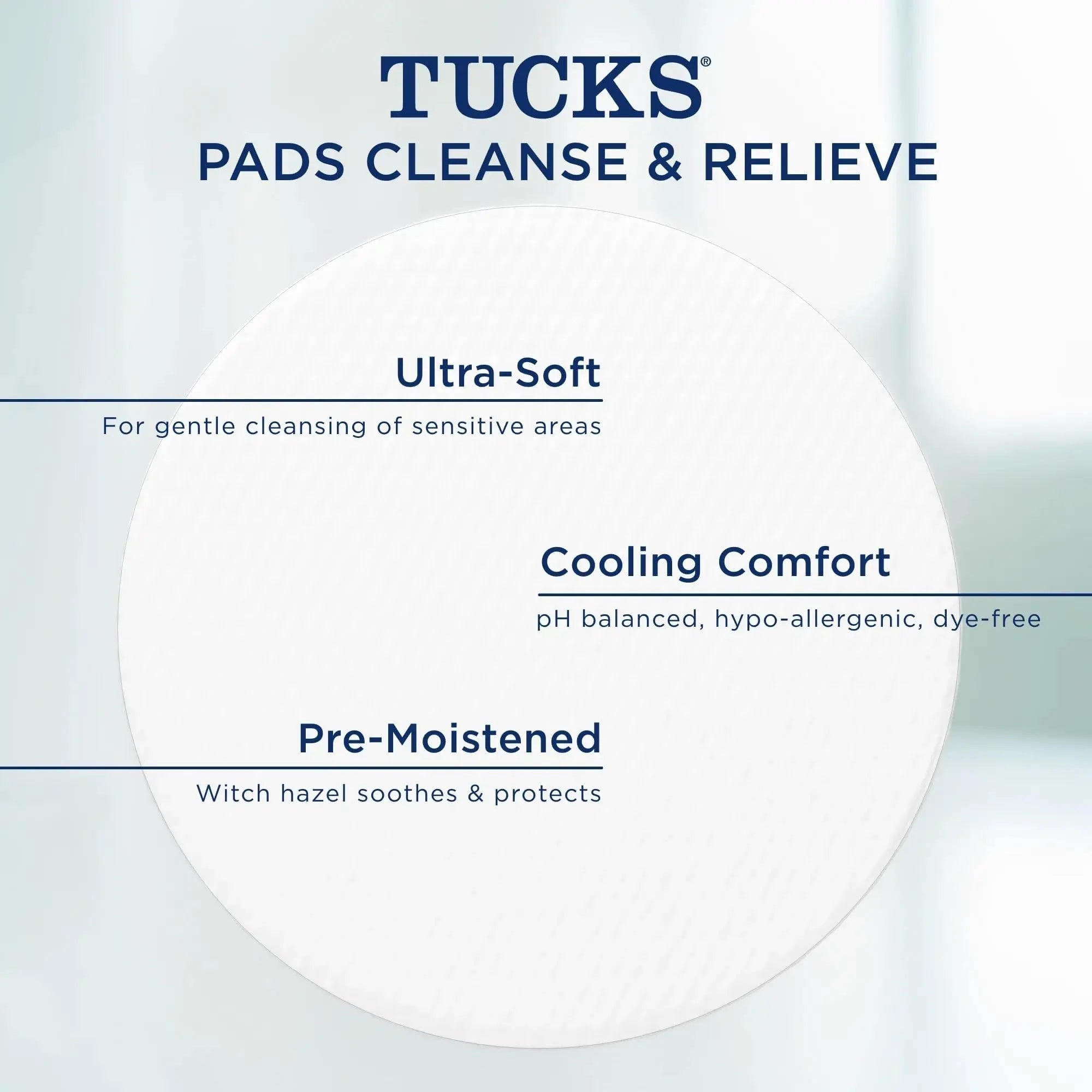 TUCKS Medicated Cooling Pads, 100 Count – Hemorrhoid Pads with Witch Hazel, Cleanses Sensitive Areas, Protects from Irritation, Hemorrhoid Treatment, Medicated Pads Used by Hospitals TUCKS uk supplements