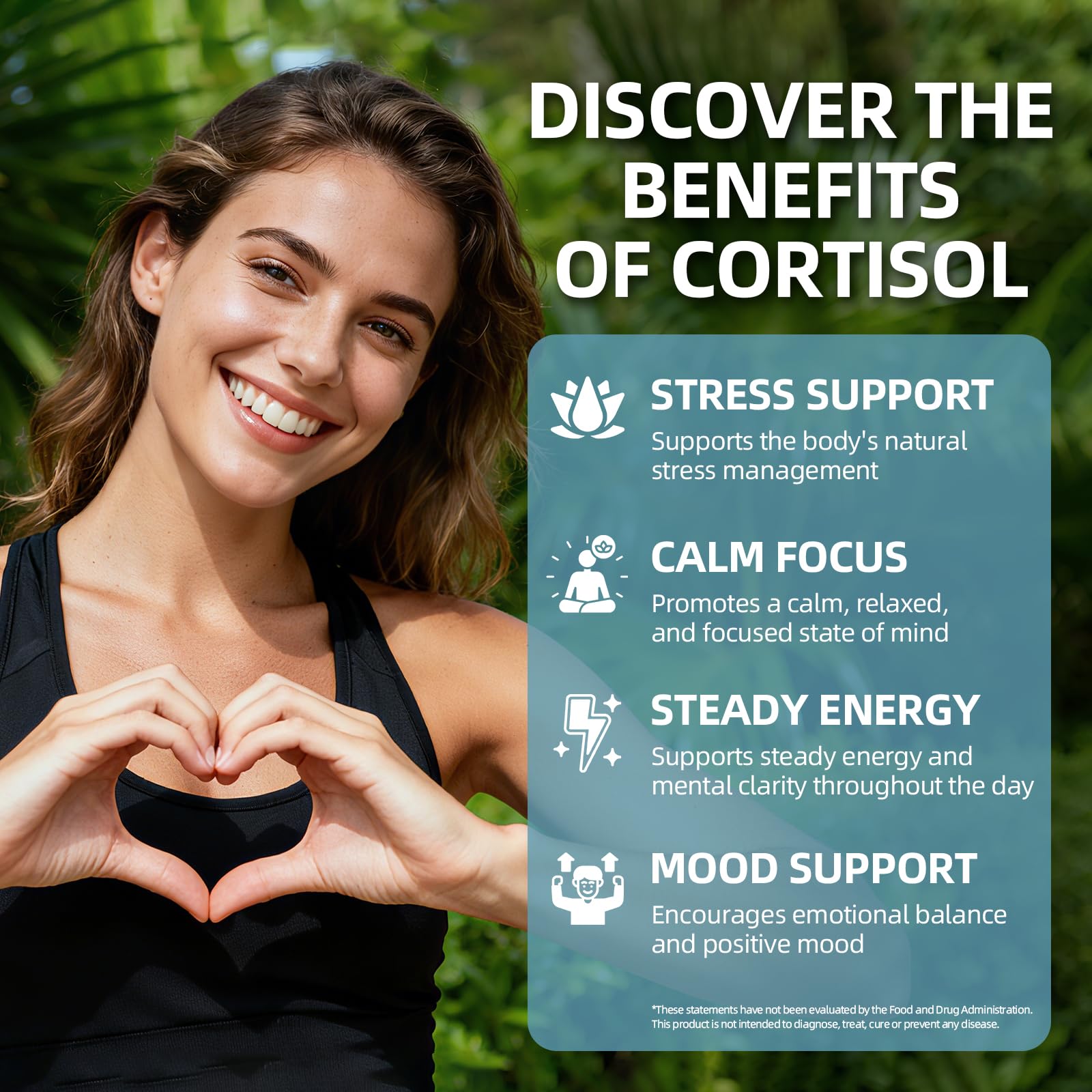 VitaHarbor Cortisol Supplement for Women and Men, 4-in-1 Cortisol Reducer with Magnesium Glycinate, Ashwagandha, Phosphatidylserine, L-Theanine, for Relaxation & Calm Support, 90 Veg Caps VitaHarbor uk supplements