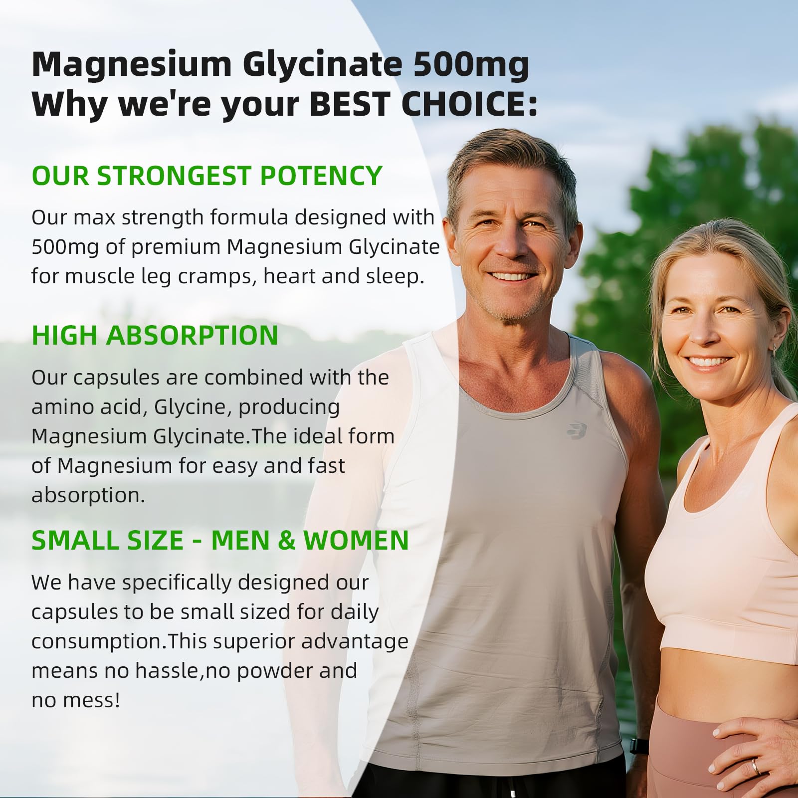 Magnesium Glycinate 500mg Softgels Supplement, Small Easy to Swallow Magnesium Gelcaps High Absorption for Night Leg&Sleep Support, Muscle&Bone, Calm, Non GMO, 120 Gelcaps, 60 Day Supply Alliwise uk supplements