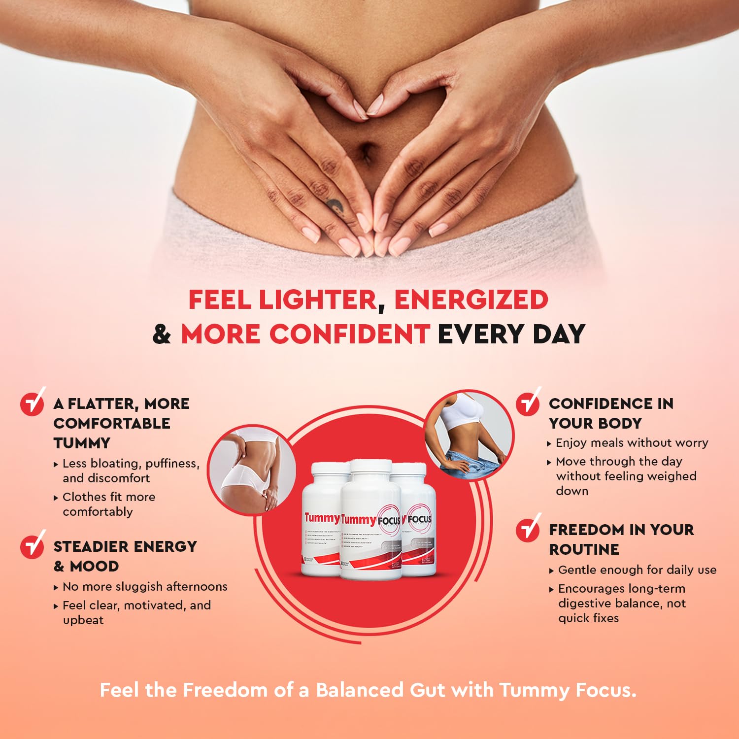 JJ Smith Tummy Focus – Digestive Cleanse Supplement with Ozonated Oxygenated Magnesium – Supports Digestion, Regularity, Bloating, Gut Balance, Nutrient Absorption, Energy & a Flatter Belly Health Focused uk supplements