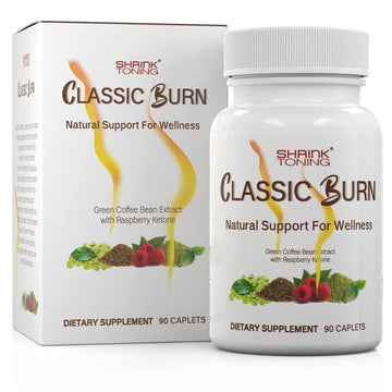 shrink Classic Burn - Pure Green Coffee Bean Extract and Raspberry Ketones with 45% shrink uk supplements
