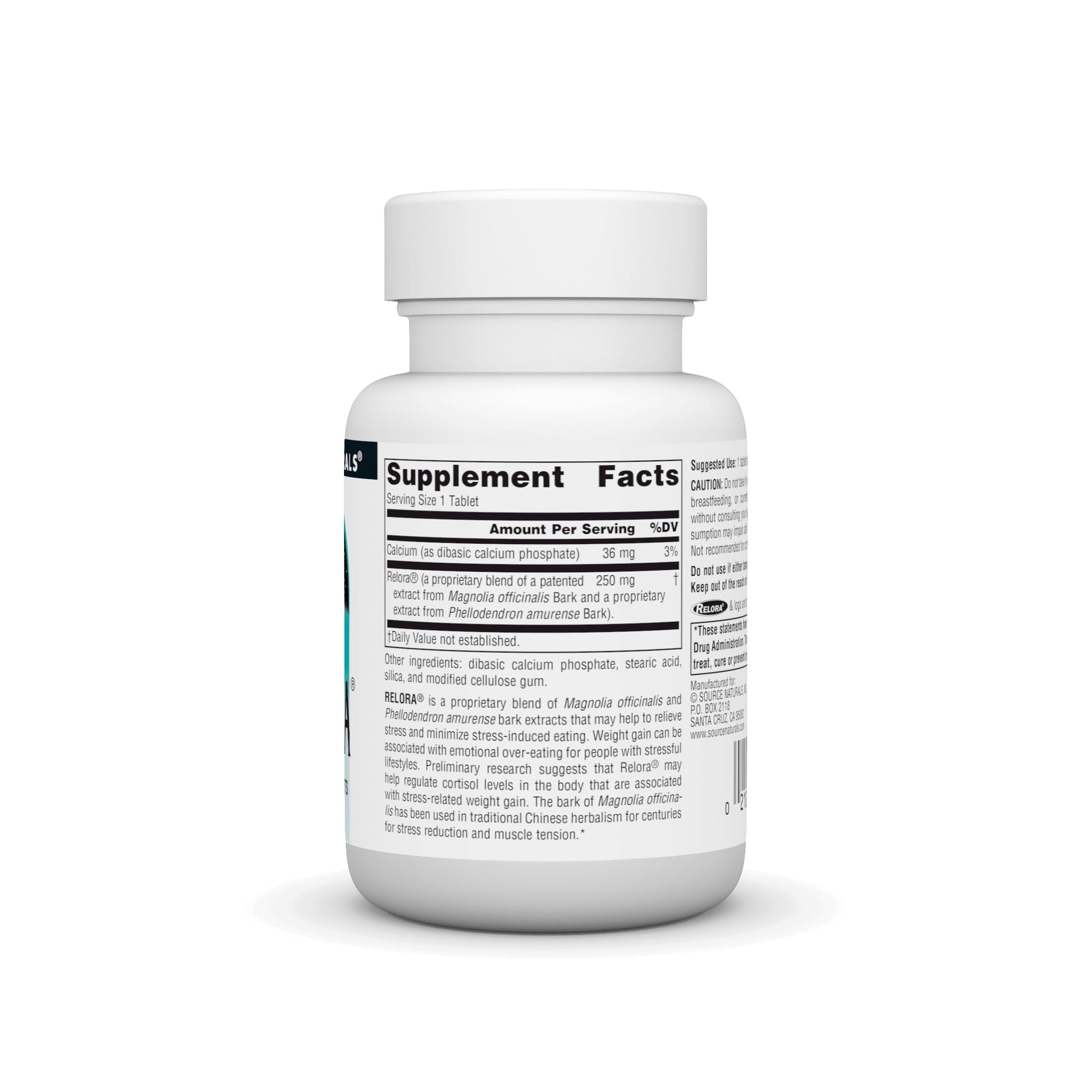 Source Naturals Relora, Promotes Healthy Eating Behavior and Muscle Relaxation Support*, 250 mg - 90 Tablets Source Naturals uk supplements