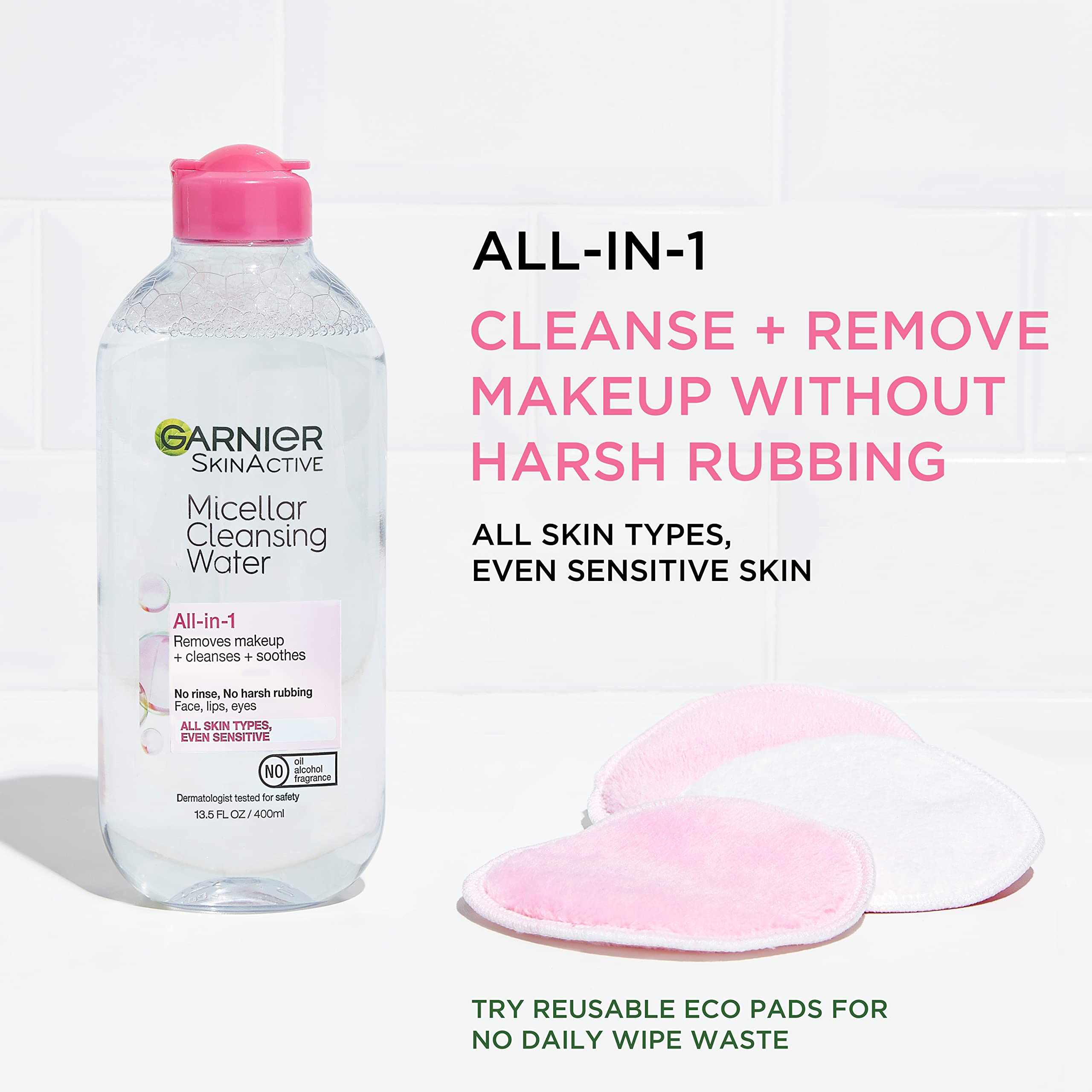 Garnier SkinActive Micellar Cleansing Water, For All Skin Types, 3.4 fl; oz., 3 Count Garnier uk supplements