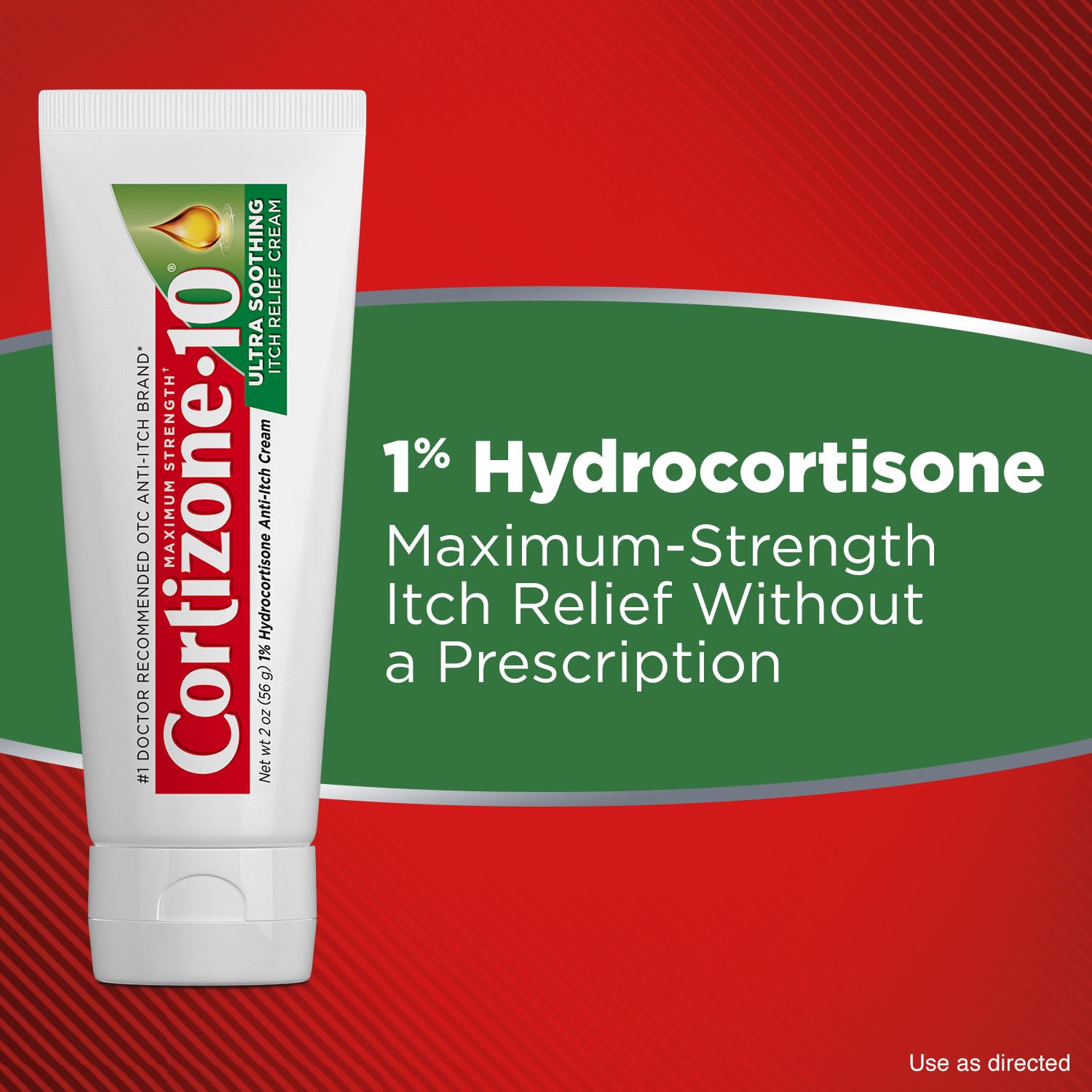 Cortizone-10 Maximum Strength Ultra Soothing Itch Relief Cream, 1% Hydrocortisone, Fast-Acting, Anti-Itch Cream for Bug Bites, Rash, Eczema, Psoriasis, Poison Ivy, Oak, Sumac & More, 2 oz Cortizone 10 uk supplements