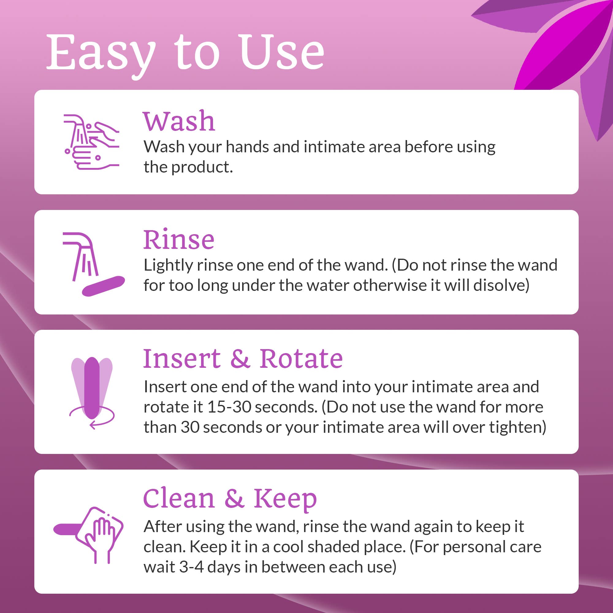 Wonder Co. - Wonder Wand, Upgraded Feminine Care Support, Fast-Acting Wand Essential WONDER CO. uk supplements