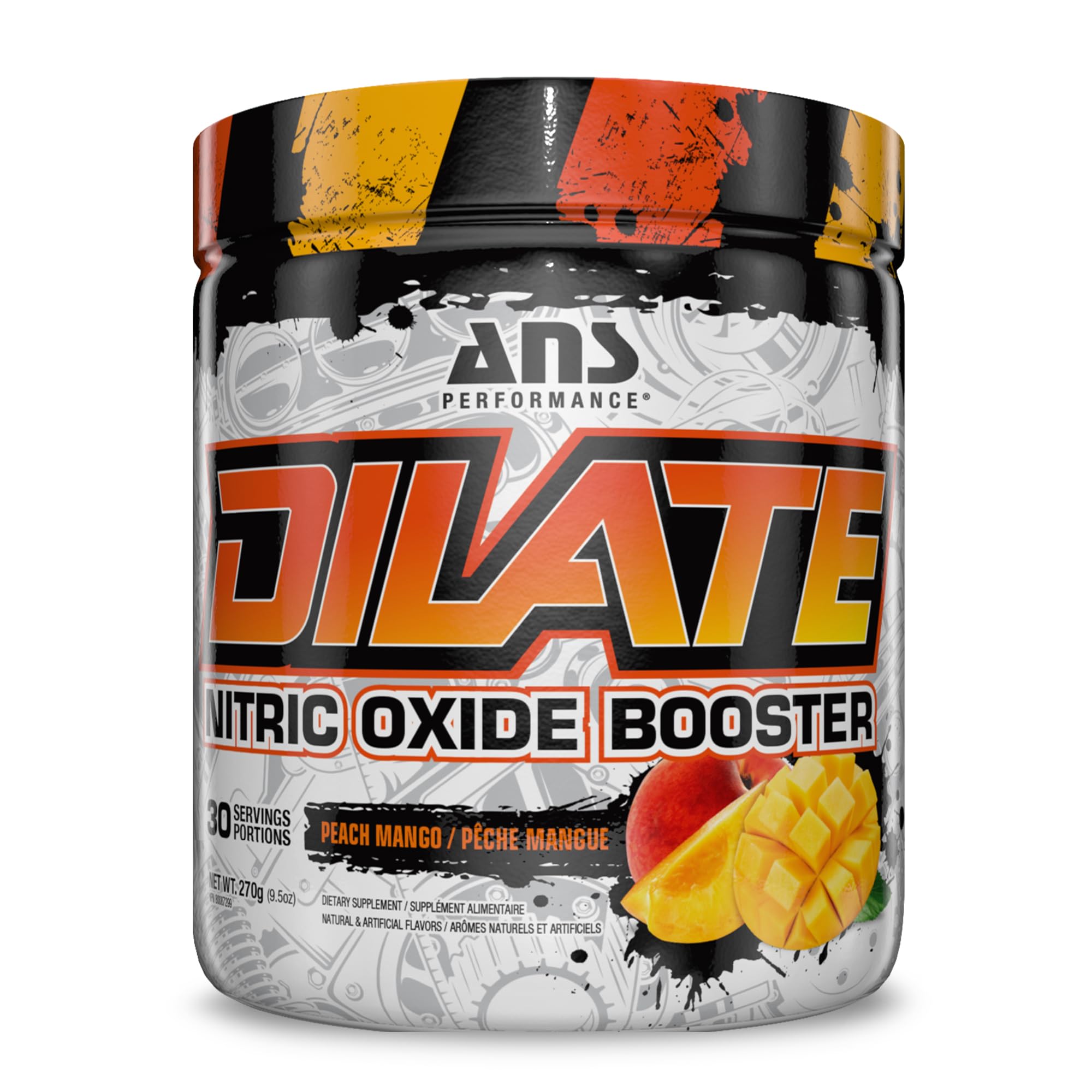 ANS Performance Dilate Pump PreWorkout Powder - Dietary Supplement - Maximizes ANS Performance uk supplements