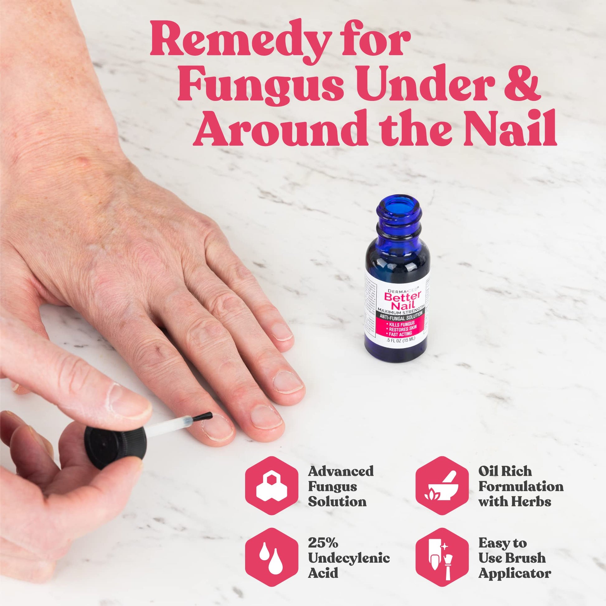Better Nail - Treatment for Fungus Under & Around the Nail - Maximum Strength 25% Rejuvica Health uk supplements