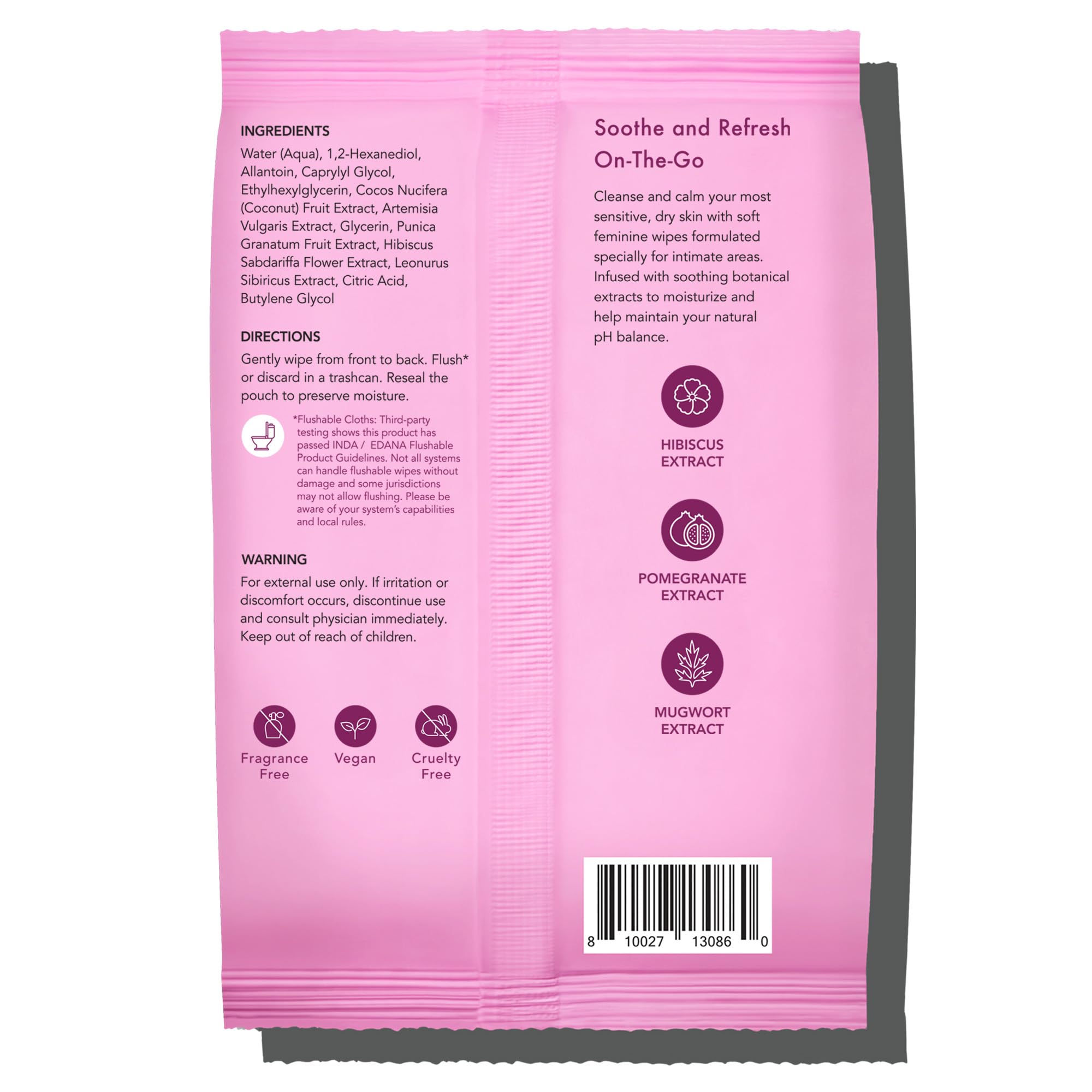 Rael Feminine Wipes, Soothing Wipes for Women - pH Balance, Clean Ingredients, All Skin Types Rael uk supplements