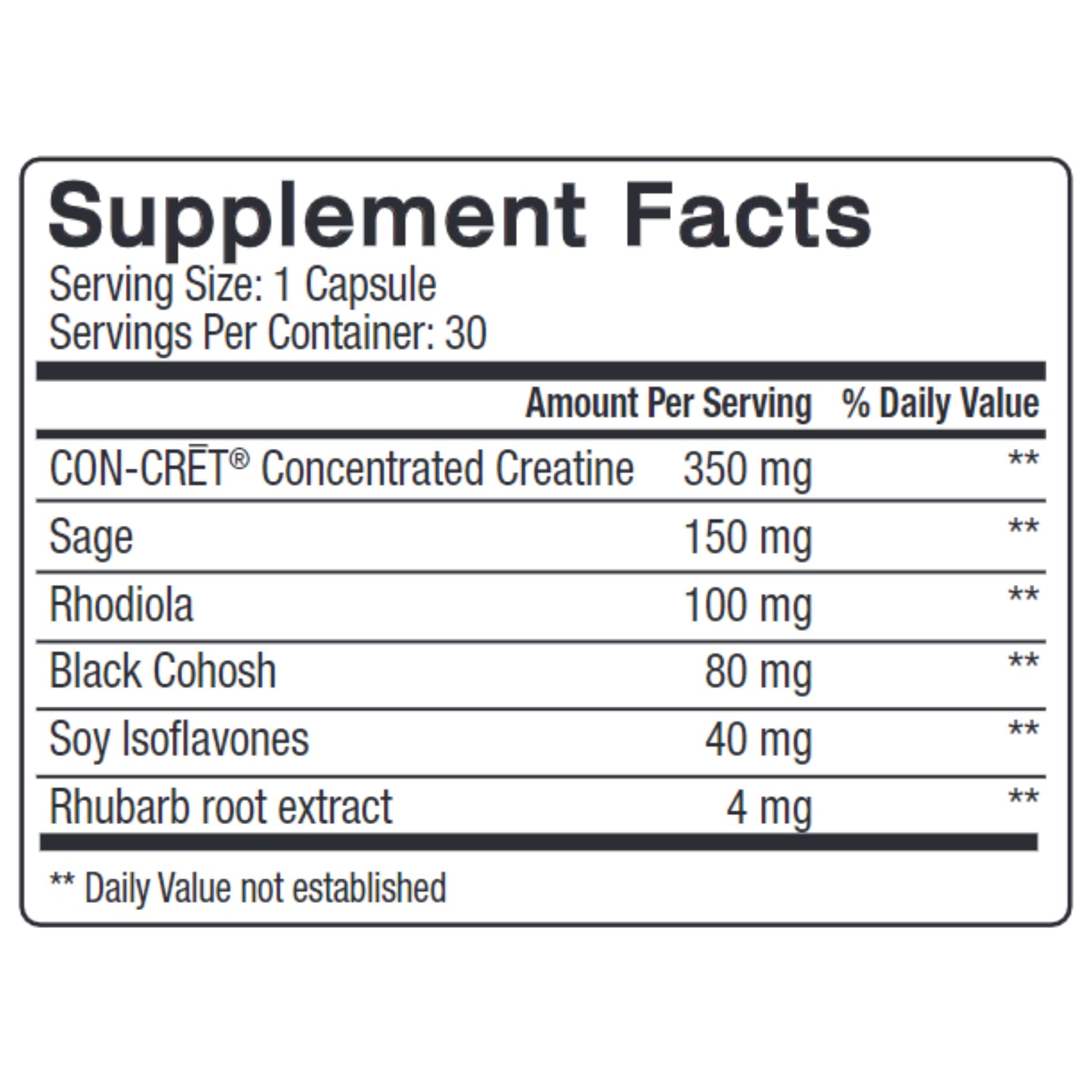 pH-D Feminine Health - Holistic Menopause Support - Oral Supplement with CON-CRET Concentrated Creatine pH-D Feminine Health Support uk supplements