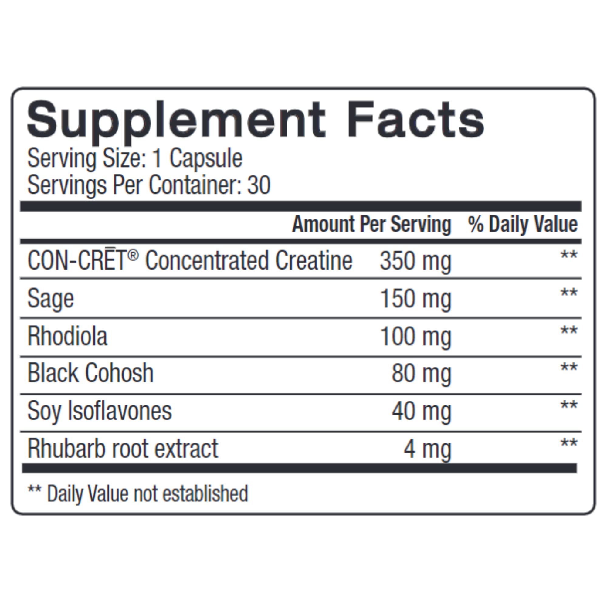pH-D Feminine Health - Holistic Menopause Support - Oral Supplement with CON-CRET Concentrated Creatine pH-D Feminine Health Support uk supplements