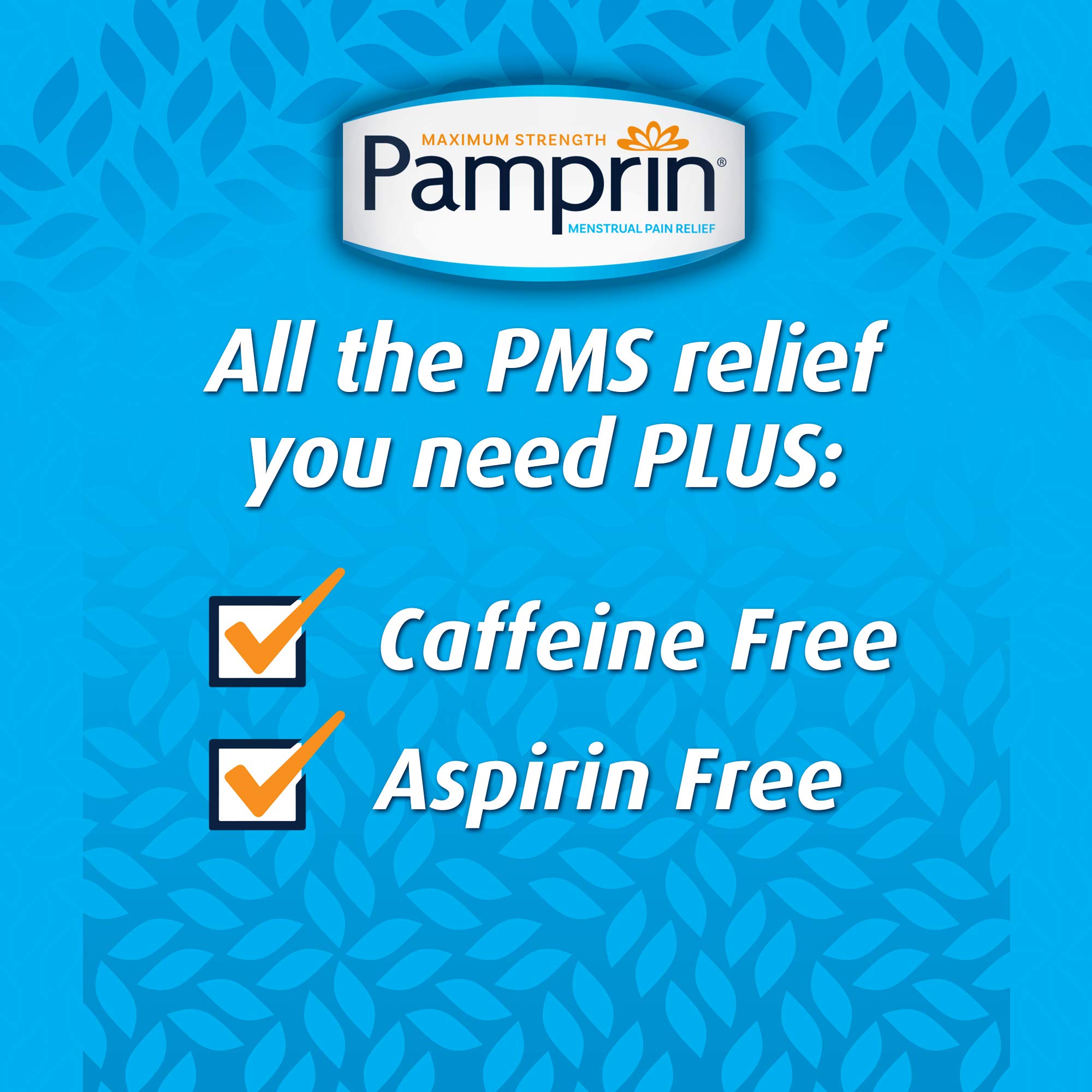 Pamprin Multi-Symptom Formula, with Acetaminophen, Menstrual Period Symptoms Relief including Cramps, Pain, Irritability and Bloating, 40 Caplets (Pack of 5) Pamprin uk supplements