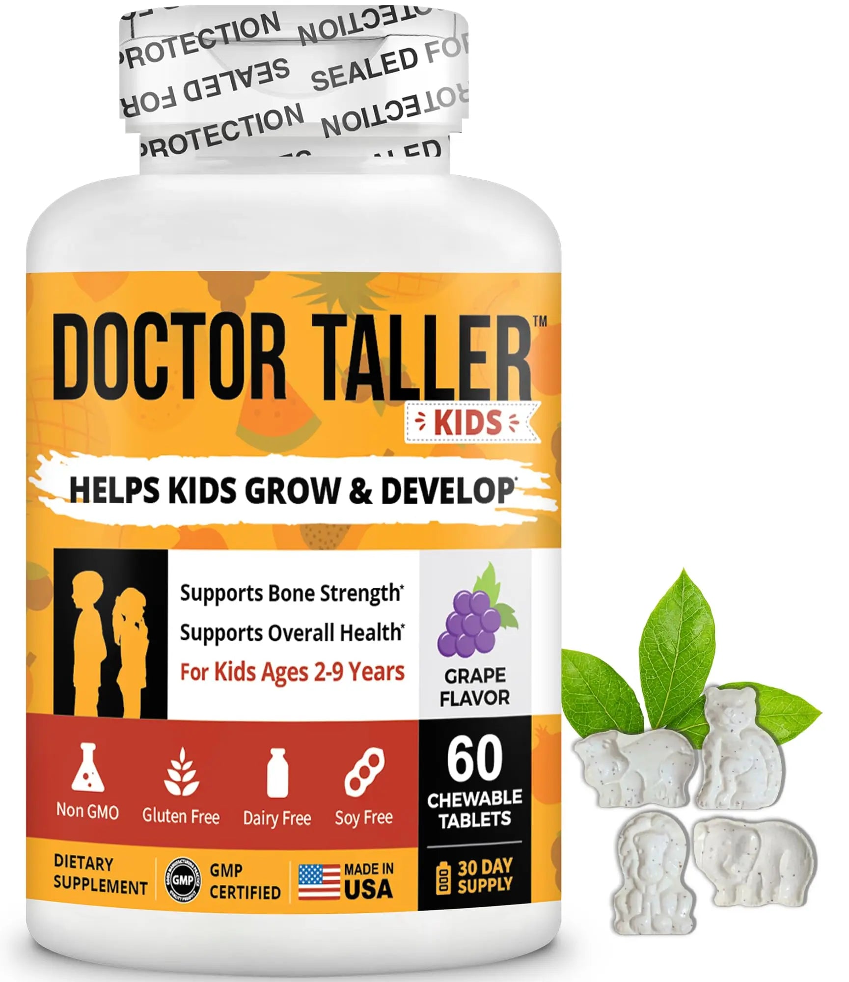 NuBest Doctor Taller Kids - Kids Multivitamins, Toddler Vitamins - Support Healthy, Immunity and Bone Strength for Ages 2 to 9 NuBest uk supplements
