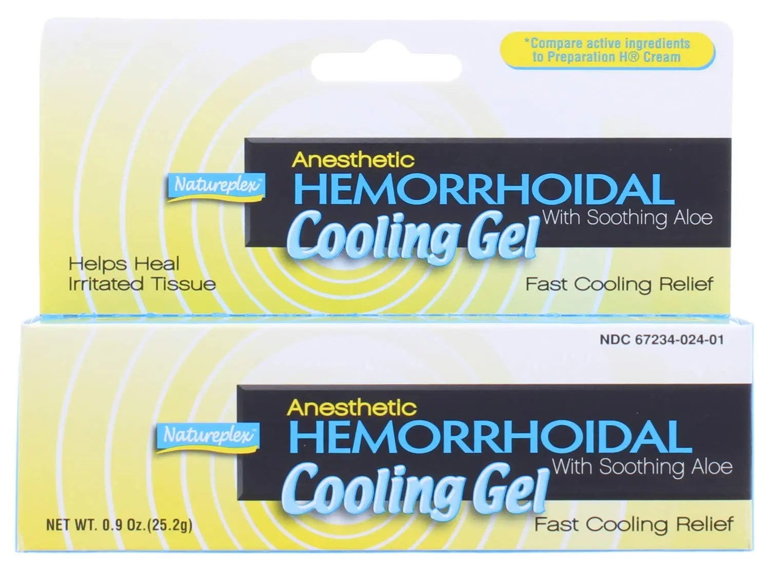 Natureplex Anesthetic Hemorrhoidal Cooling Gel 0.9 oz (2 Pack) – Witch Hazel & Phenylephrine, Soothing Aloe Formula for Temporary Itching, Burning & Swelling Relief - Made in USA Natureplex uk supplements