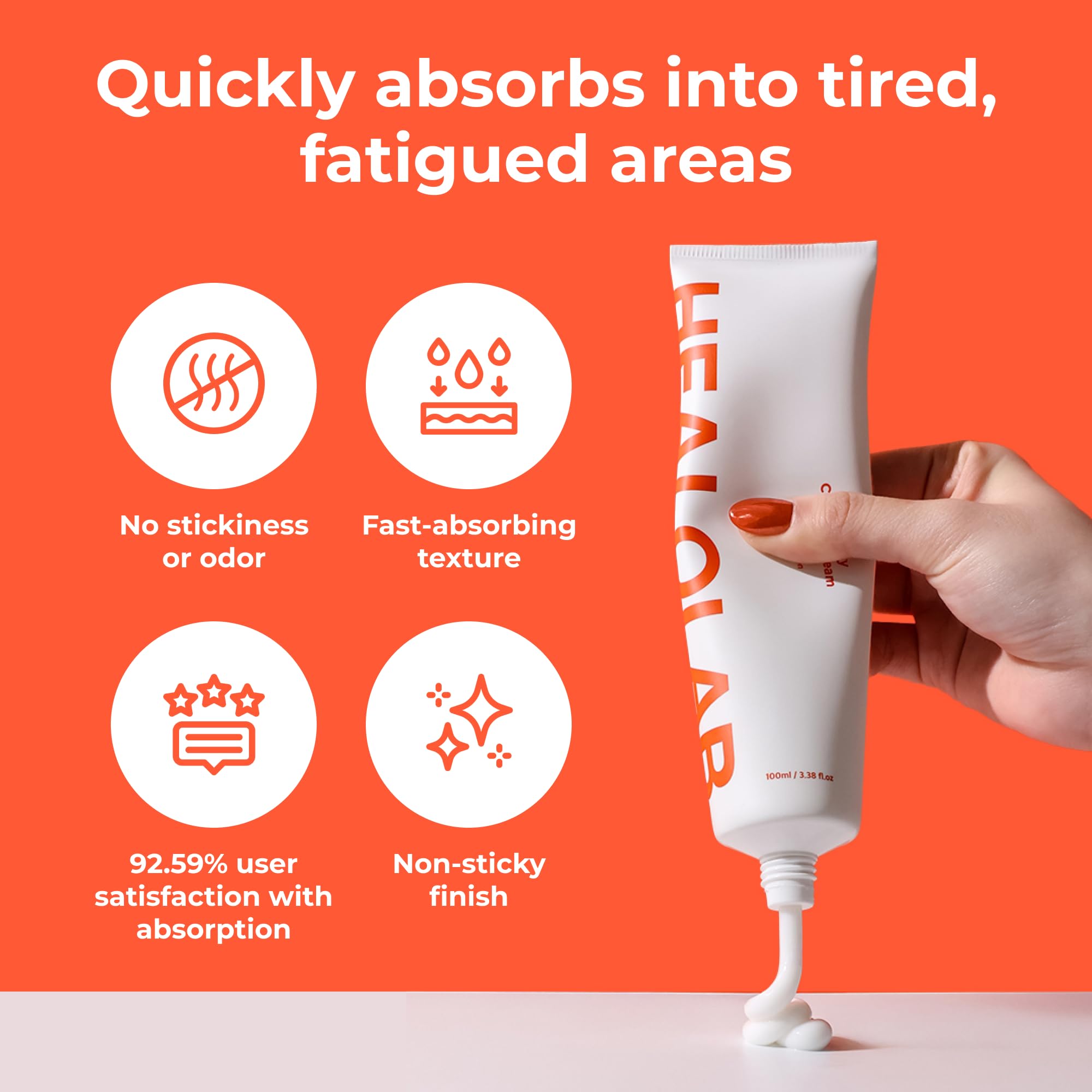 HEALOBEAM Relaxing Calcium Cream Fast Muscle & Joint Relief for Shoulder, Elbow, and Back – MSM, Magnesium Complex – Warm Sensation HEALOBEAM uk supplements