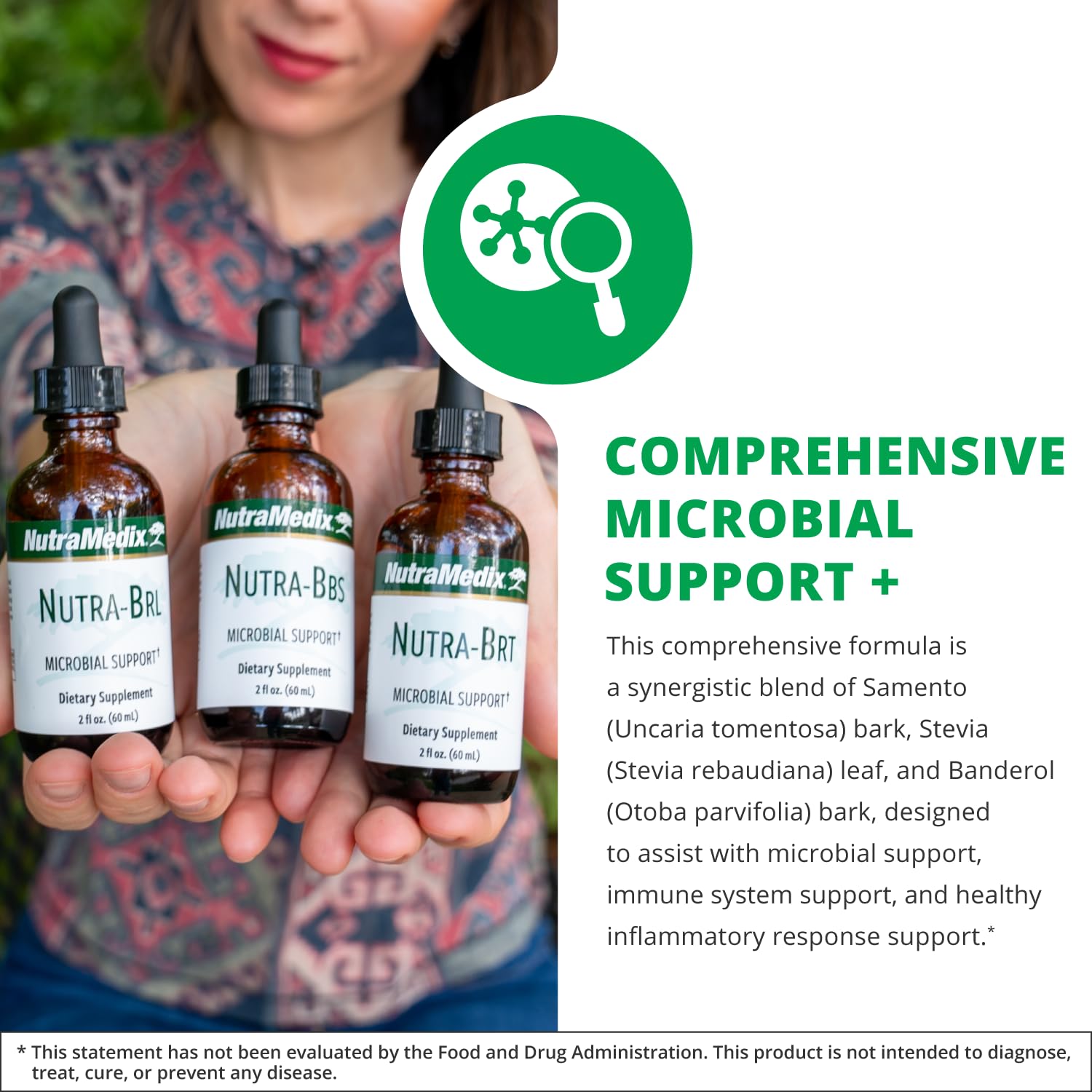 Nutramedix Nutra BRL - Liquid Herbal Supplement for Gut Health & Immune Support - Samento & Banderol for Digestive Health - Immune System Booster Supplement (60mL) NutraMedix uk supplements
