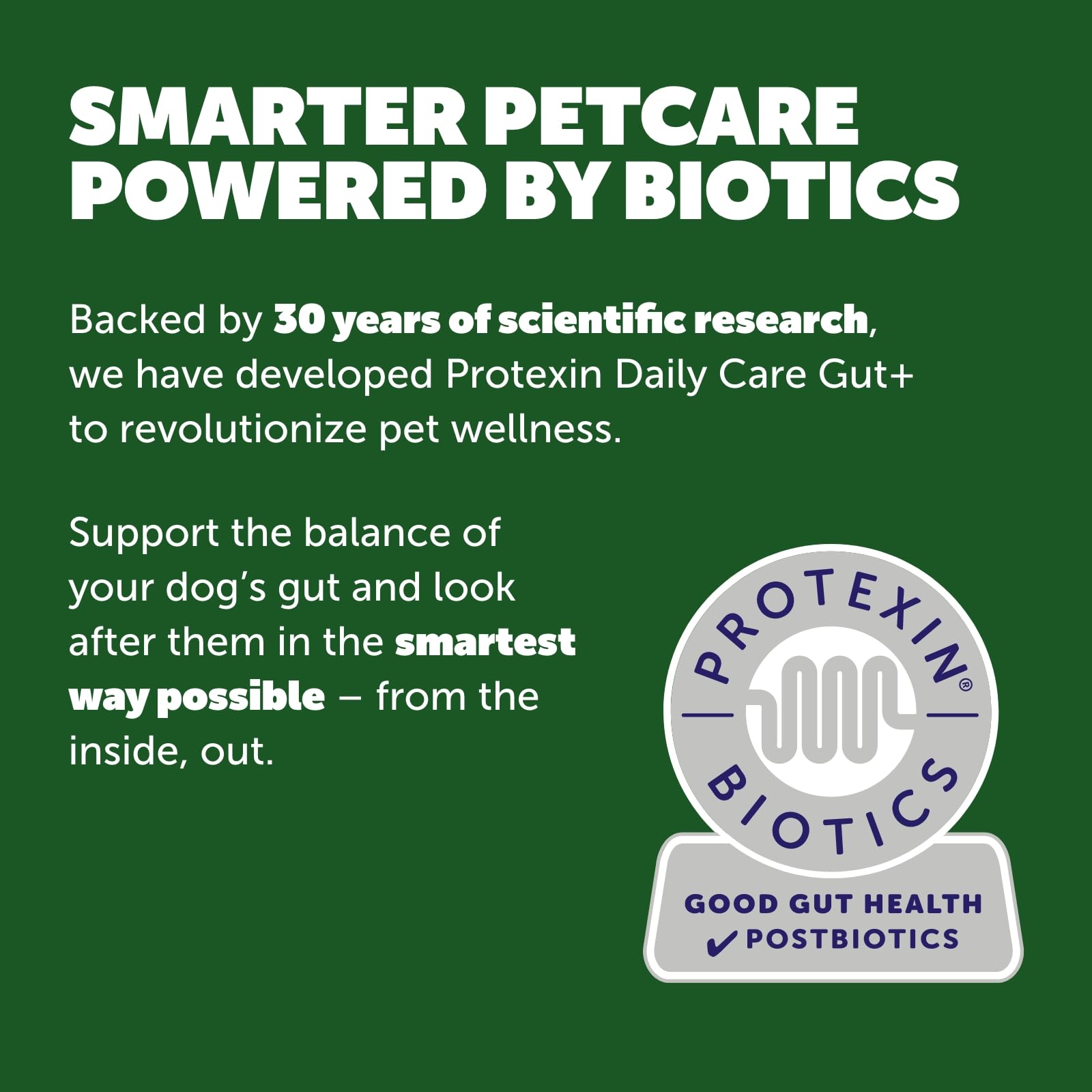 Protexin Daily Care Gut+ Mobility | 60 Dog Chews, Chicken and Bacon Flavor Dog Supplement | Probiotics for Dogs, Dog Postbiotics Protexin uk supplements