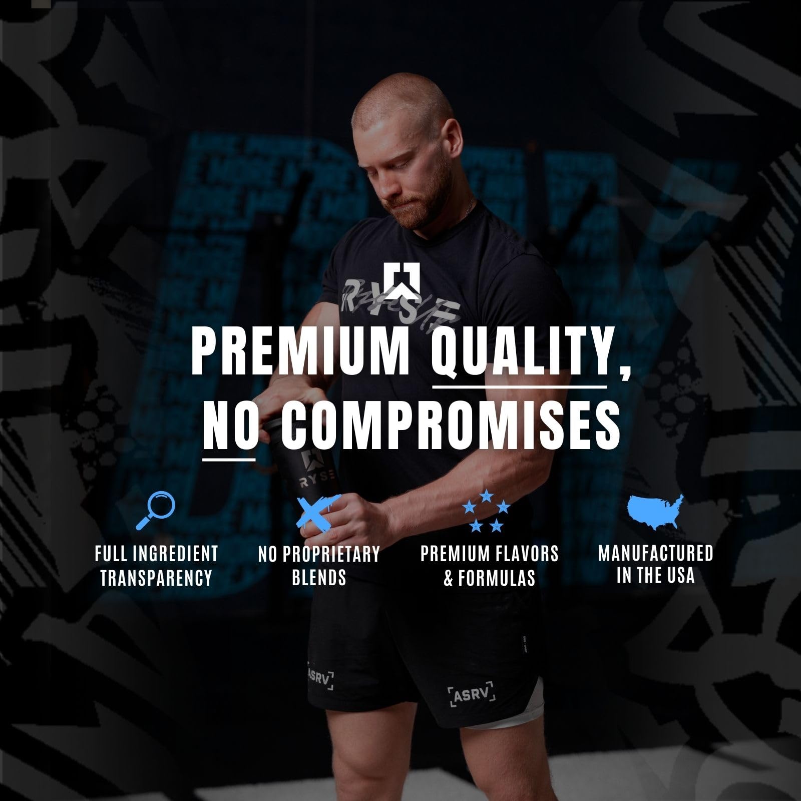 RYSE Up Supplements Project Blackout Pump Cap Max | Stimulant Free Pump Formula RYSE Up Supplements uk supplements