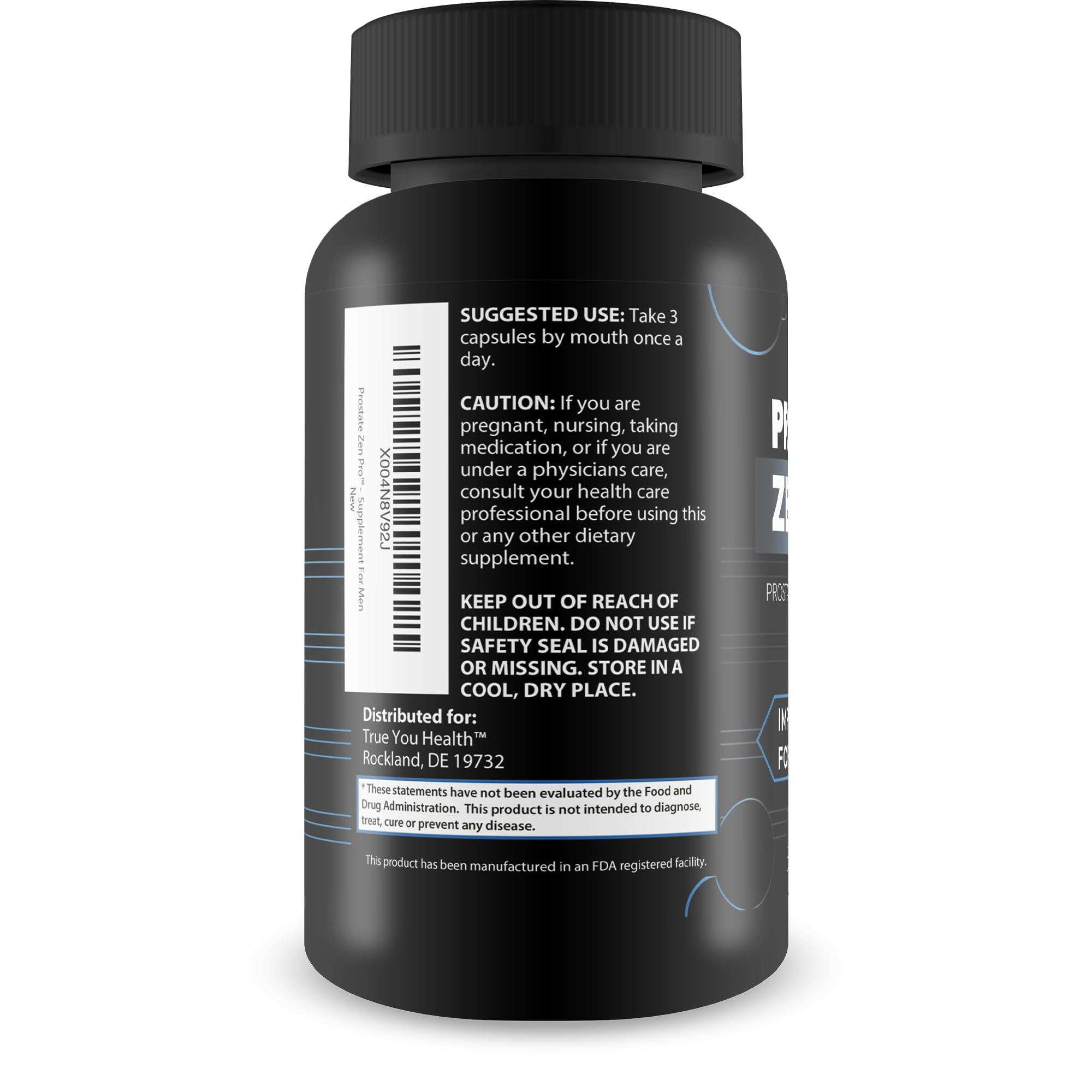 Prostate Zen Pro - Improved Formula - Our Best Prostate Health Supplement for Men - Our Best Prostate Support Supplement for Men’s Health - Natural Prostate Genix ProstaZen True You Health uk supplements