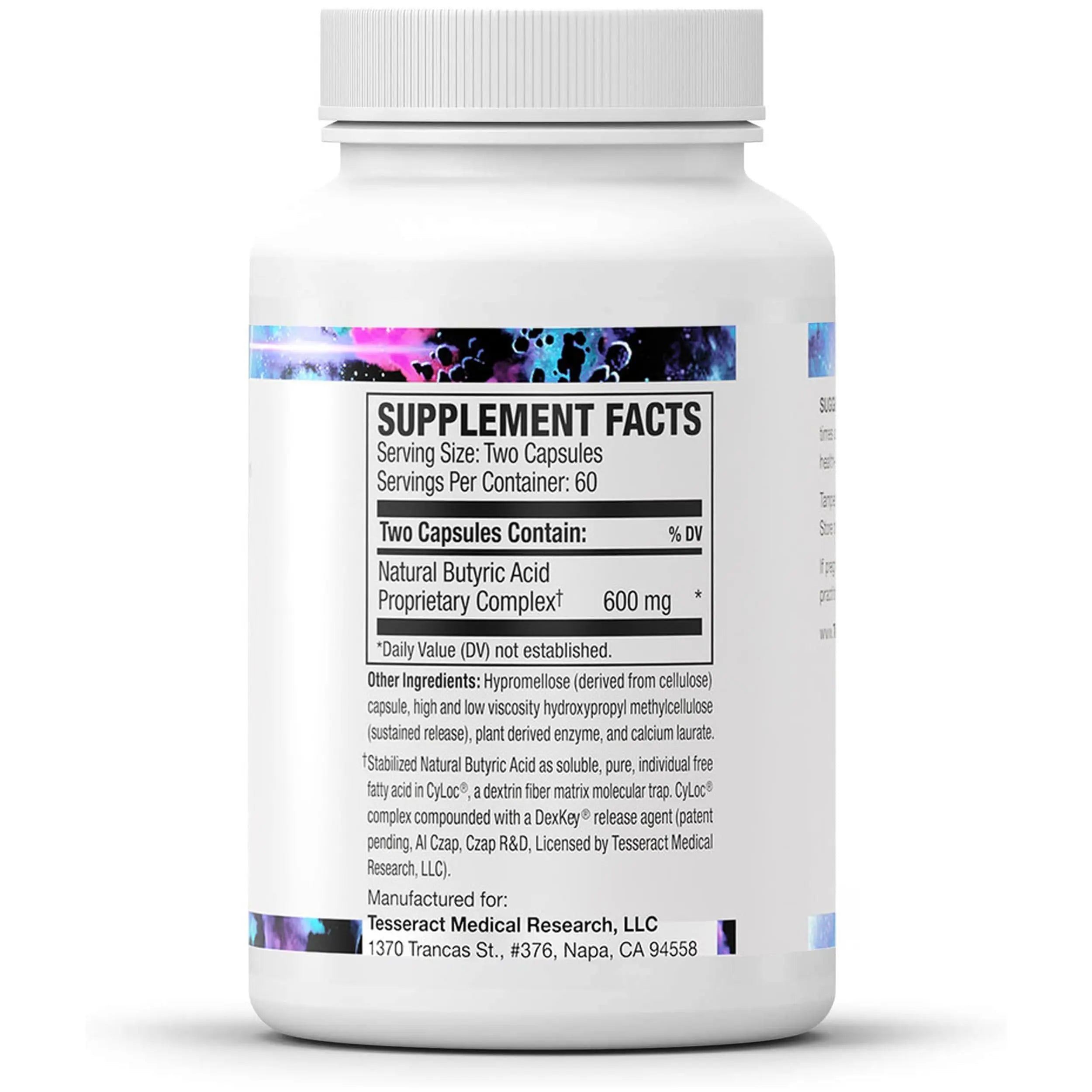 Tesseract Medical Research ProButyrate Gut Health Supplement, Butyric Acid Complex & TetraCumin SR Joint Support Supplement, Sustained Release Tesseract Medical Research uk supplements