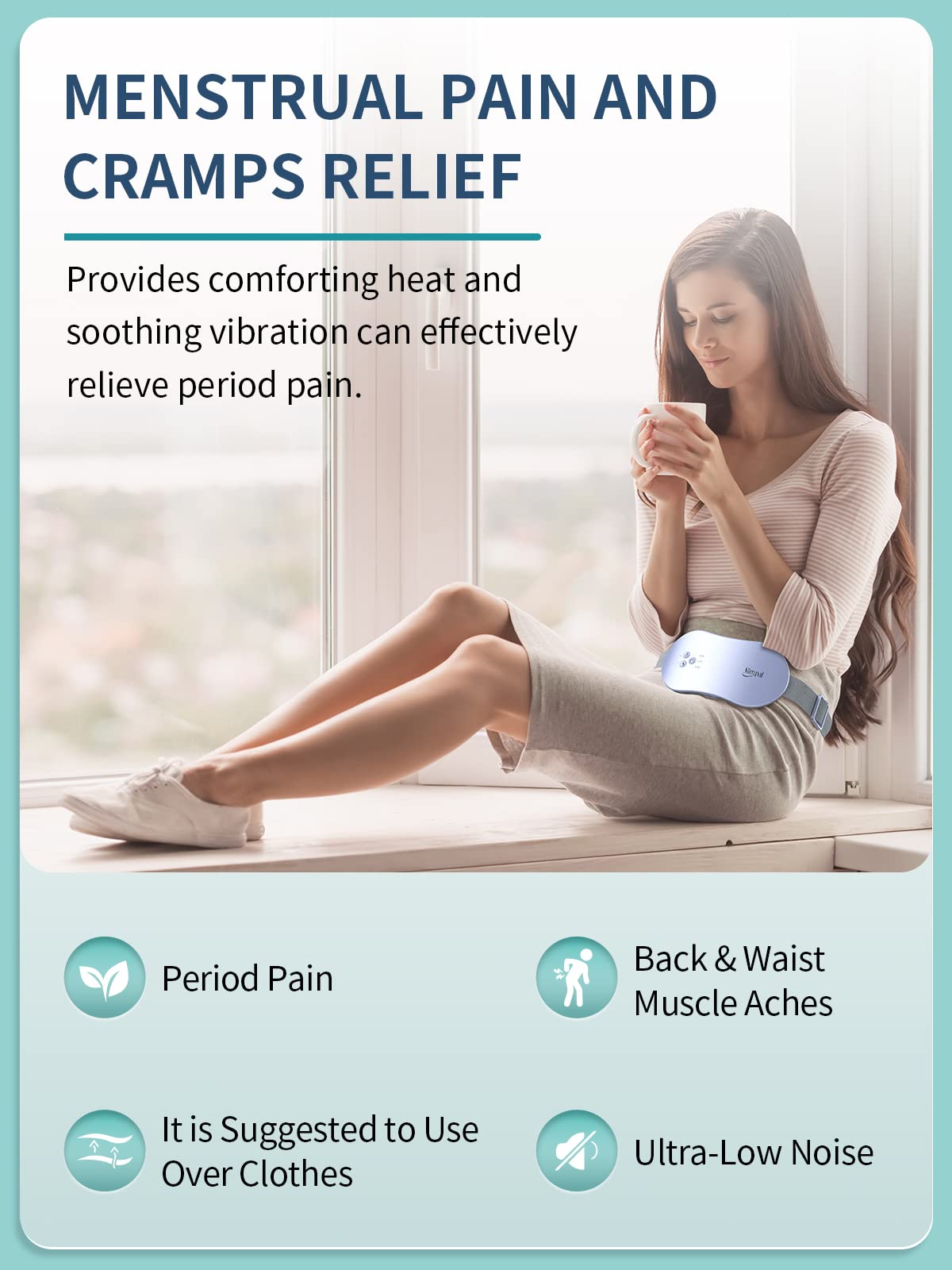 Slimpal Period Heating Pad for Cramps, FSA HSA Eligible Approved, Portable Heat Pad Slimpal uk supplements