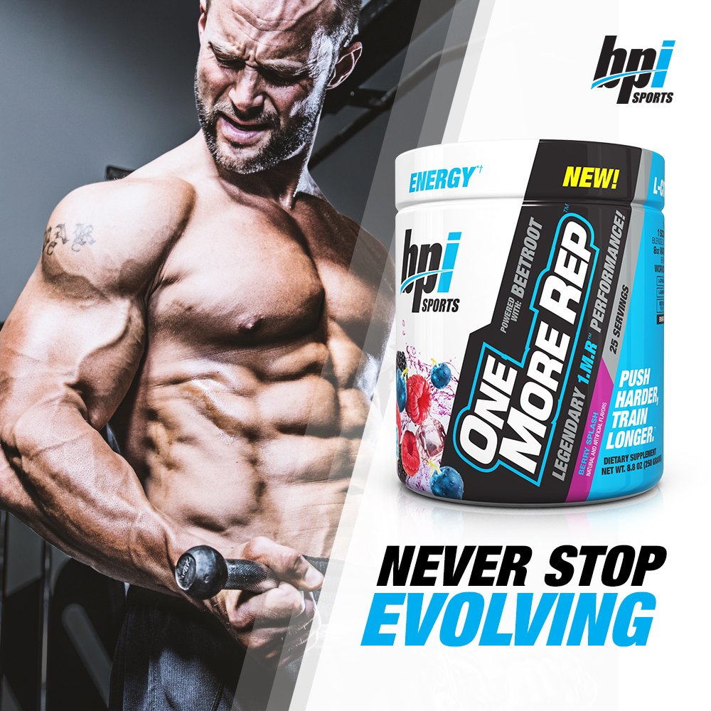 BPI Sports One More Rep Pre-Workout Powder - Increase Energy and Stamina - Intense BPI Sports uk supplements