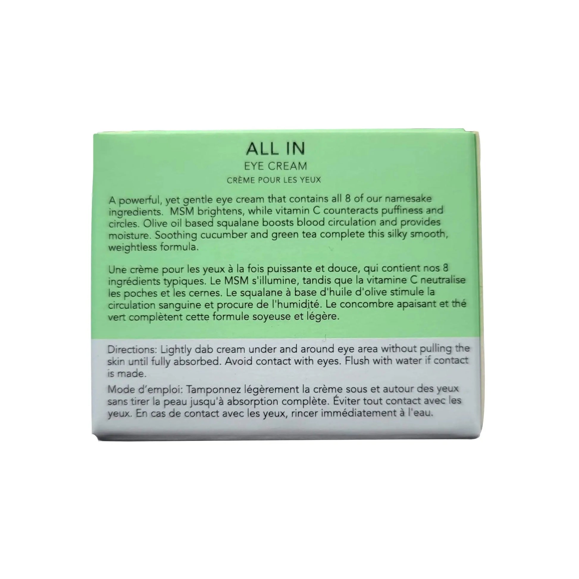 Eight Saints Skin Care All In Eye Cream, Natural and Organic Anti Aging Under Eye Cream to Reduce Puffiness, Wrinkles, and Under Eye Bags, Dark Circles Under Eye Treatment, 0.5 Ounces Eight Saints uk supplements