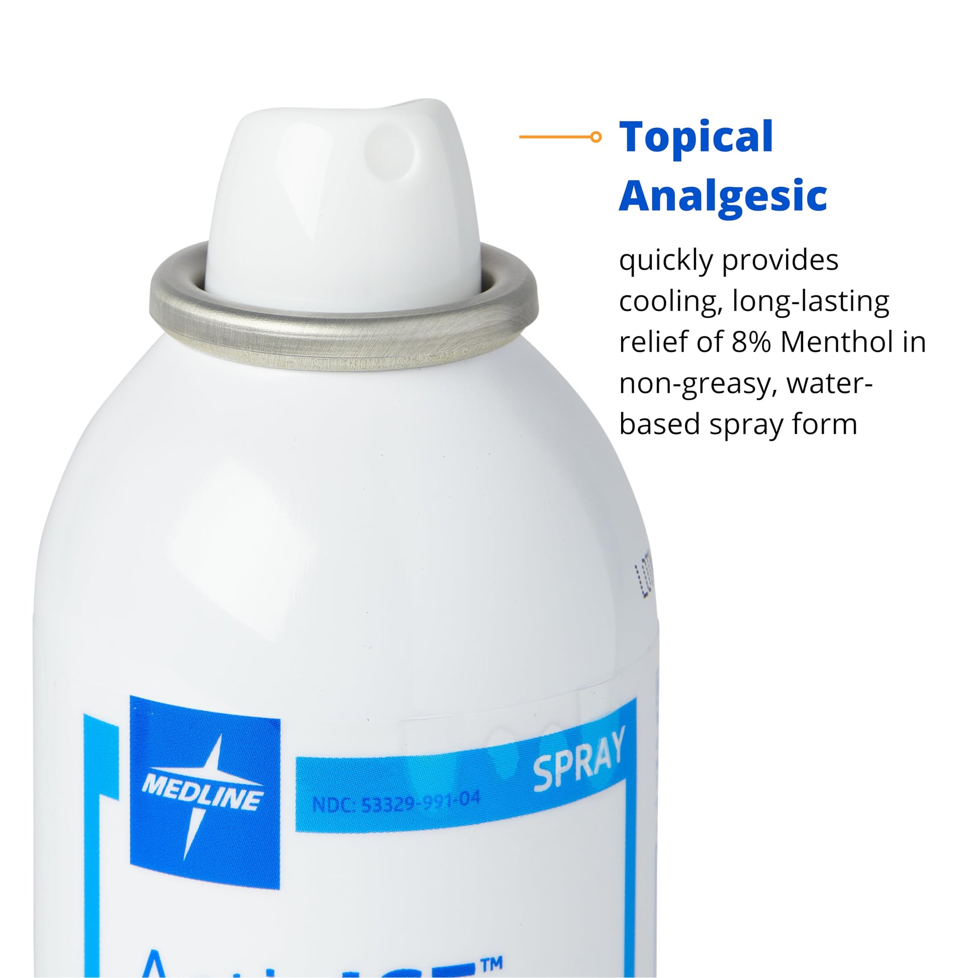 Medline ActivICE Spray Cooling Gel, Topical Pain Relief for Arthritis, Joint, Muscle, Back & Body Aches & Pain, 4 oz Medline uk supplements