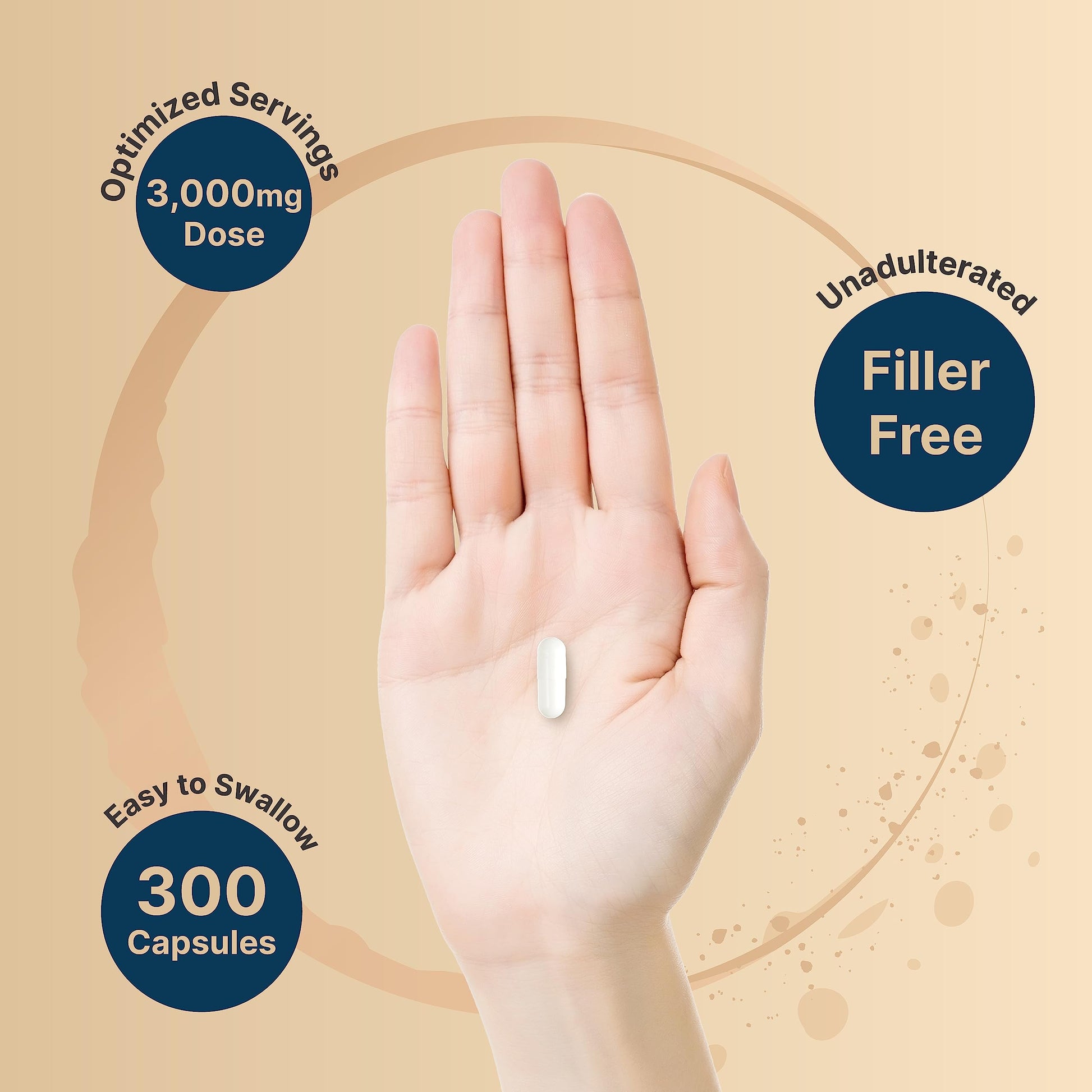 Creatine Monohydrate Capsules 3,000mg Per Serving, 300 Count | Micronized, Unflavored Creatine Pills | Pre-Workout & Muscle Strength Support | Easy to Swallow, Filler-Free | 50 Servings NatureBell uk supplements