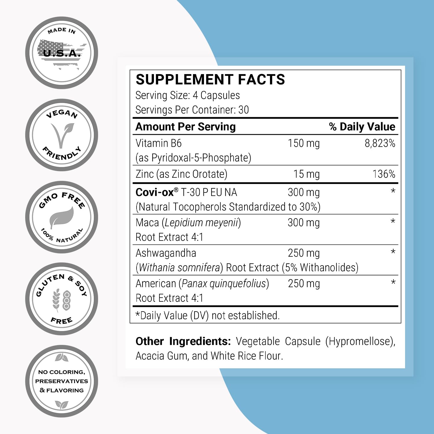 Supersmart - Natural Prolactin Balance Formula - with p5p Vitamin B6, Maca Root, Ashwagandha | Gluten Free - 120 Vegetarian Capsules Supersmart uk supplements