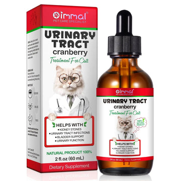 Cat Urinary Tract Infection Treatment, Cat UTI Treatment Drops Supports Bladder, Kidney Stone, Cranberry Kidney Bladder Support Supplement, Chicken Flavor, 60ml BTQAFVZT uk supplements