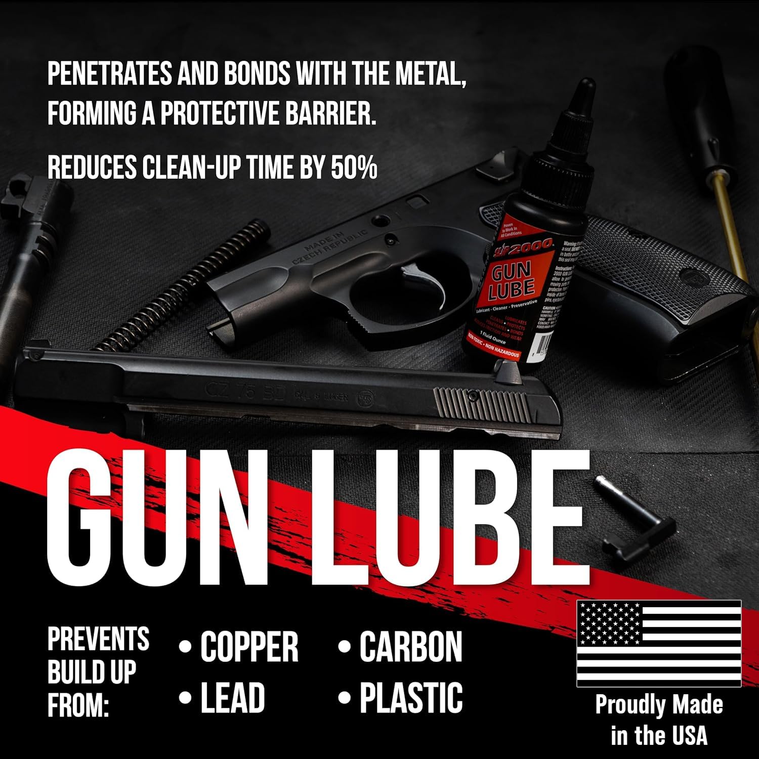 Slip 2000 Gun Lube, 100% Pure Synthetic CLP, Performs in All Conditions, Gun Lubricants for Peak Performance, Reduces Heat, Eliminates Excessive Wear, Shotguns, Rifles and Pistols, 4-Ounce Pump Slip2000 uk supplements