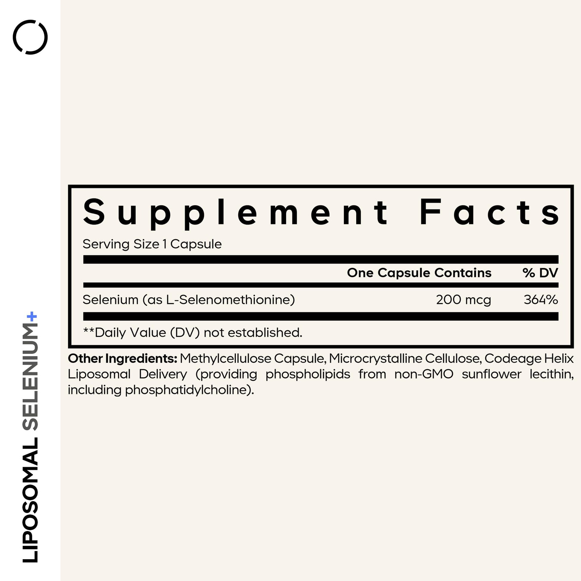 Codeage Selenium 200 mcg Supplement, 6-Month Supply, Immune Support, Mineral Cofactor Selenomethionine, Phospholipids, Vegan, Liposomal Delivery, 180 Capsules Codeage uk supplements