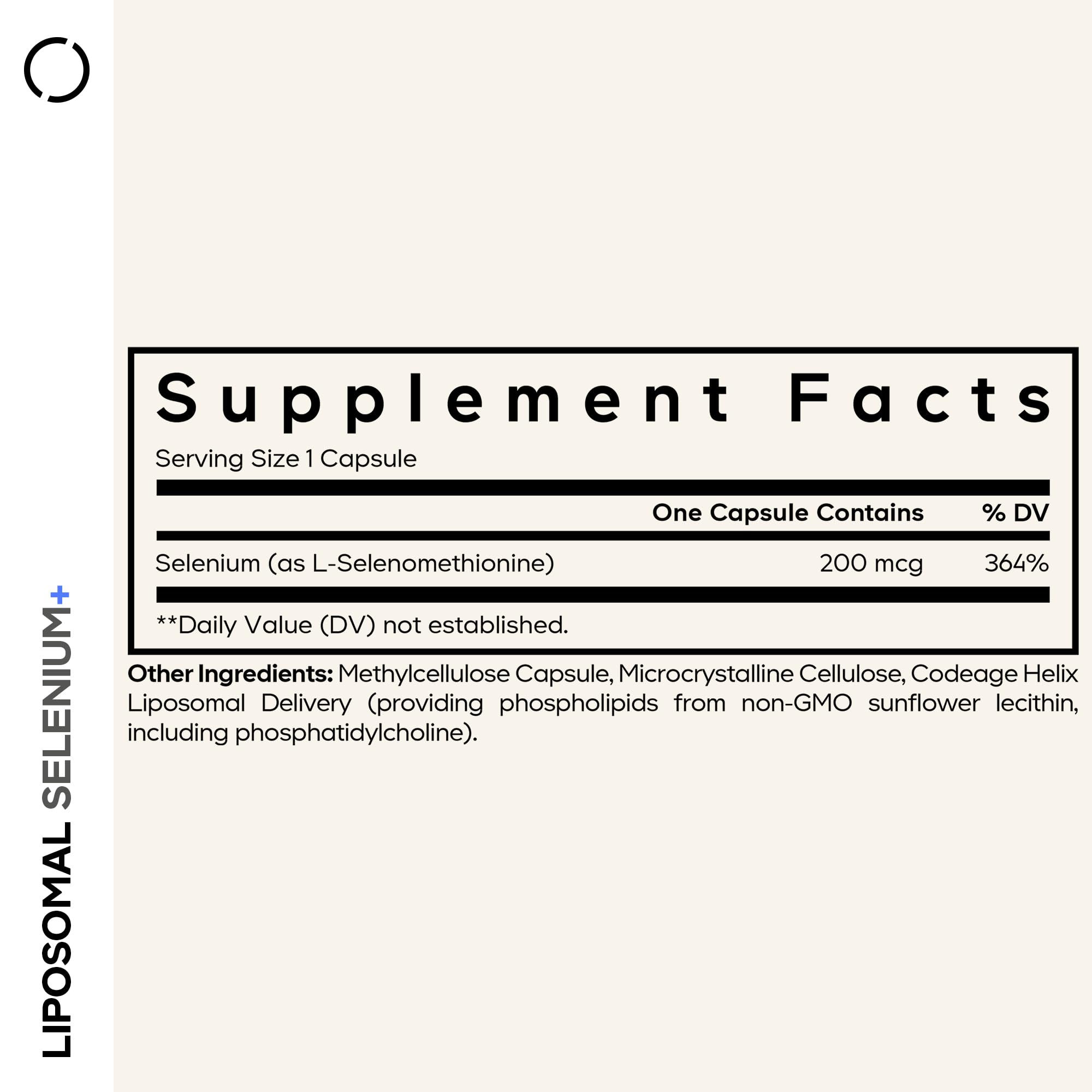 Codeage Selenium 200 mcg Supplement, 6-Month Supply, Immune Support, Mineral Cofactor Selenomethionine, Phospholipids, Vegan, Liposomal Delivery, 180 Capsules Codeage uk supplements