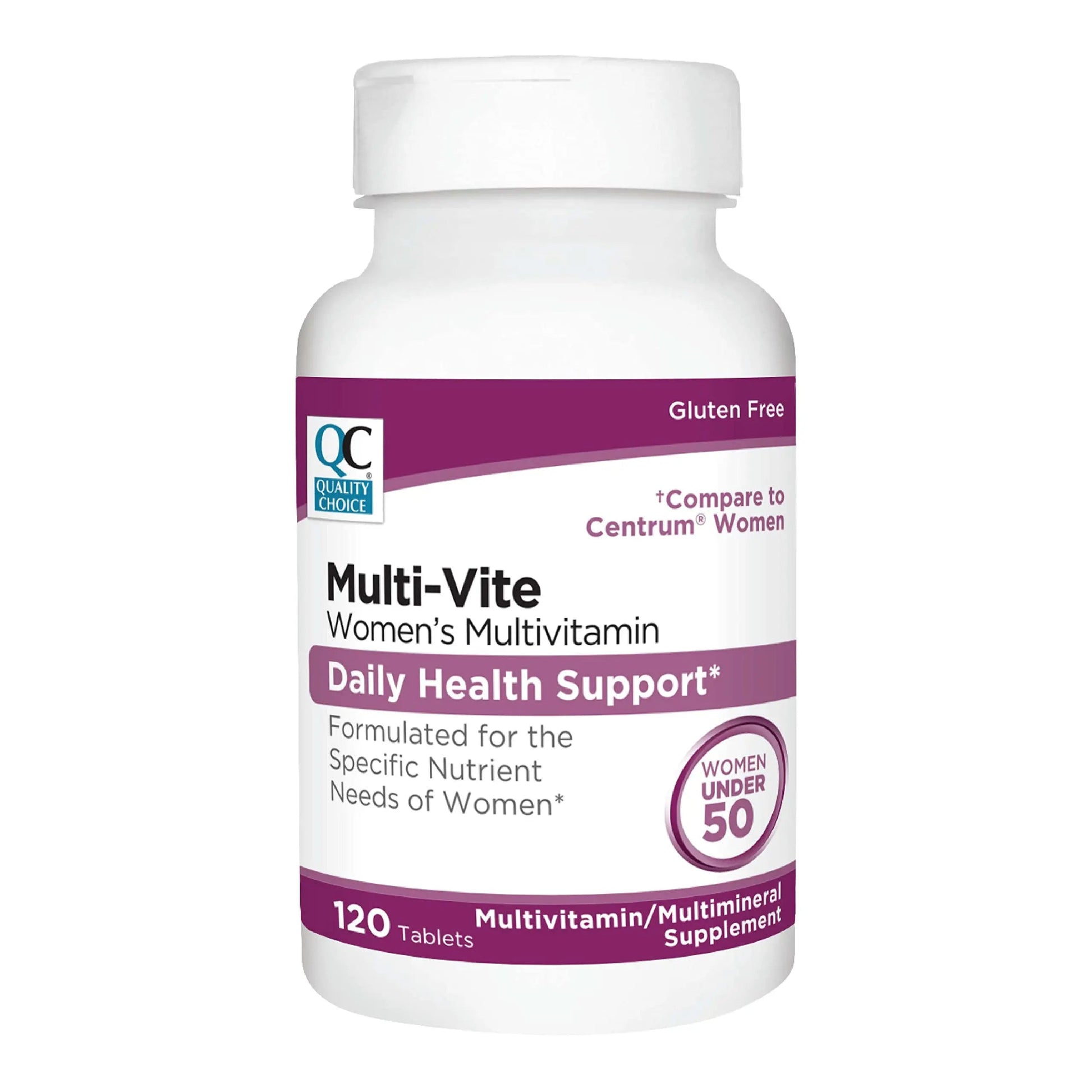 Quality Choice Womens Multi-Vite, Multivitamin Tablets for Daily Health Support Formulated for Women Under 50 in 120 Count Bottles Quality Choice uk supplements