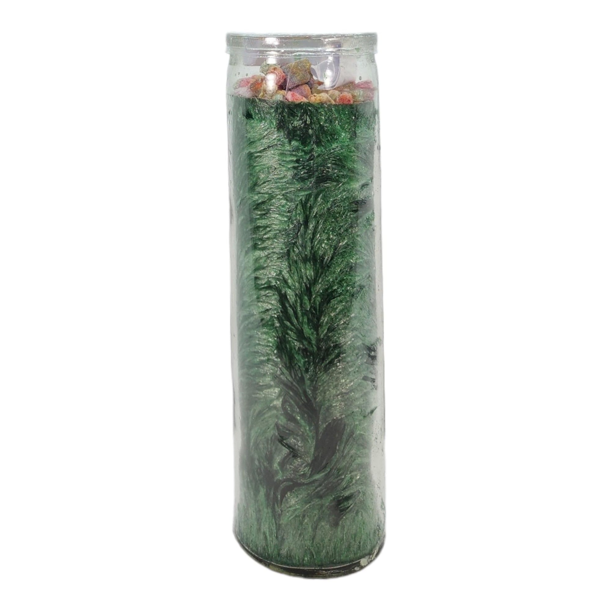 Business IMPROVING-Palm Wax Spiritual Intention Spell Candle-[Green] | Vela CASA ESOTERICA PERFUMADA MAGICK SPACE uk supplements