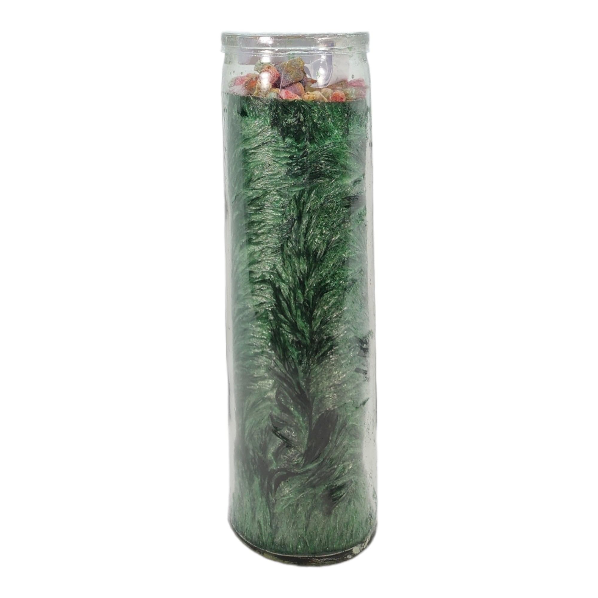 Business IMPROVING-Palm Wax Spiritual Intention Spell Candle-[Green] | Vela CASA ESOTERICA PERFUMADA MAGICK SPACE uk supplements