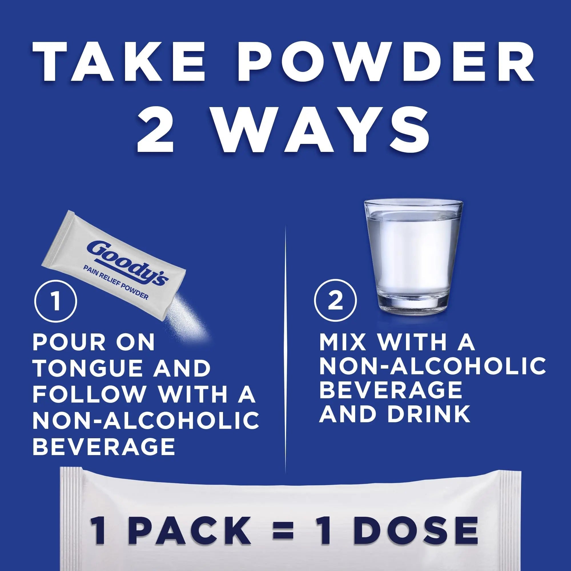 Goody's Pain Relief Powders, Extra Strength Headache Powder, 6 ct (Pack of 1) Goody's uk supplements