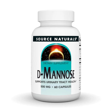 Source Naturals D-Mannose, Potent Urinary Tract & Bladder Health Support*, 500mg - 60 Capsules Source Naturals uk supplements