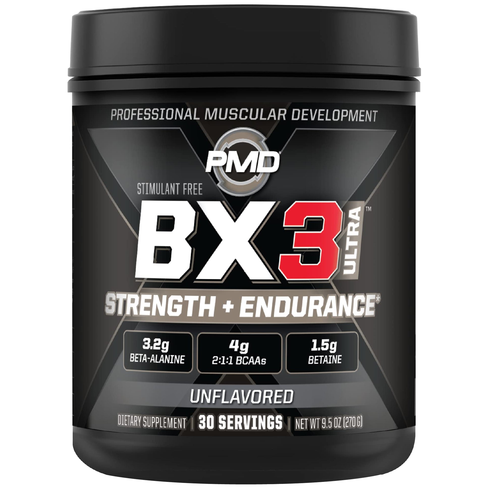 PMD Sports BX3 Ultra Muscle-Building Powder – Beta-Alanine, BCAAs, Betaine Anhydrous PMD uk supplements