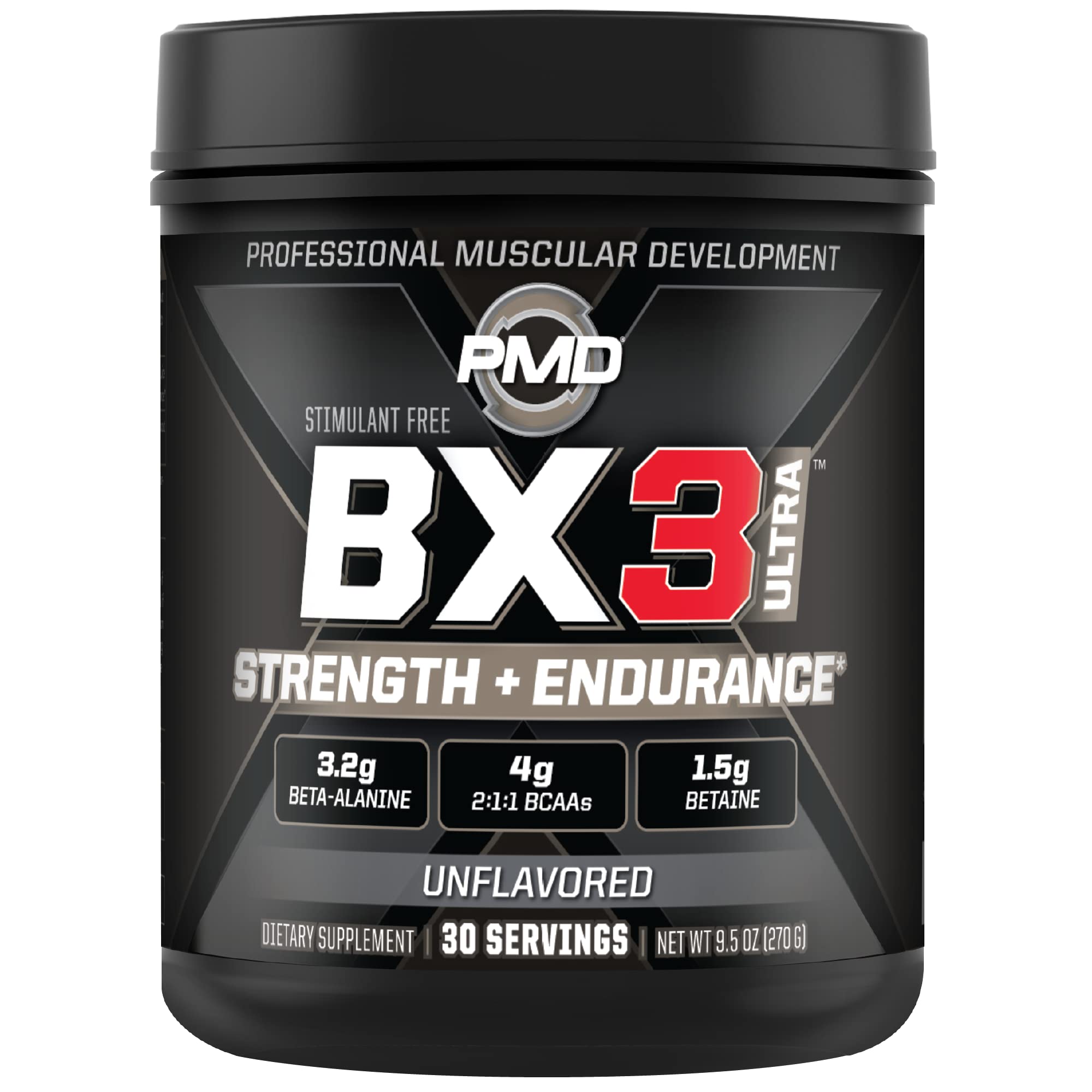 PMD Sports BX3 Ultra Muscle-Building Powder – Beta-Alanine, BCAAs, Betaine Anhydrous PMD uk supplements