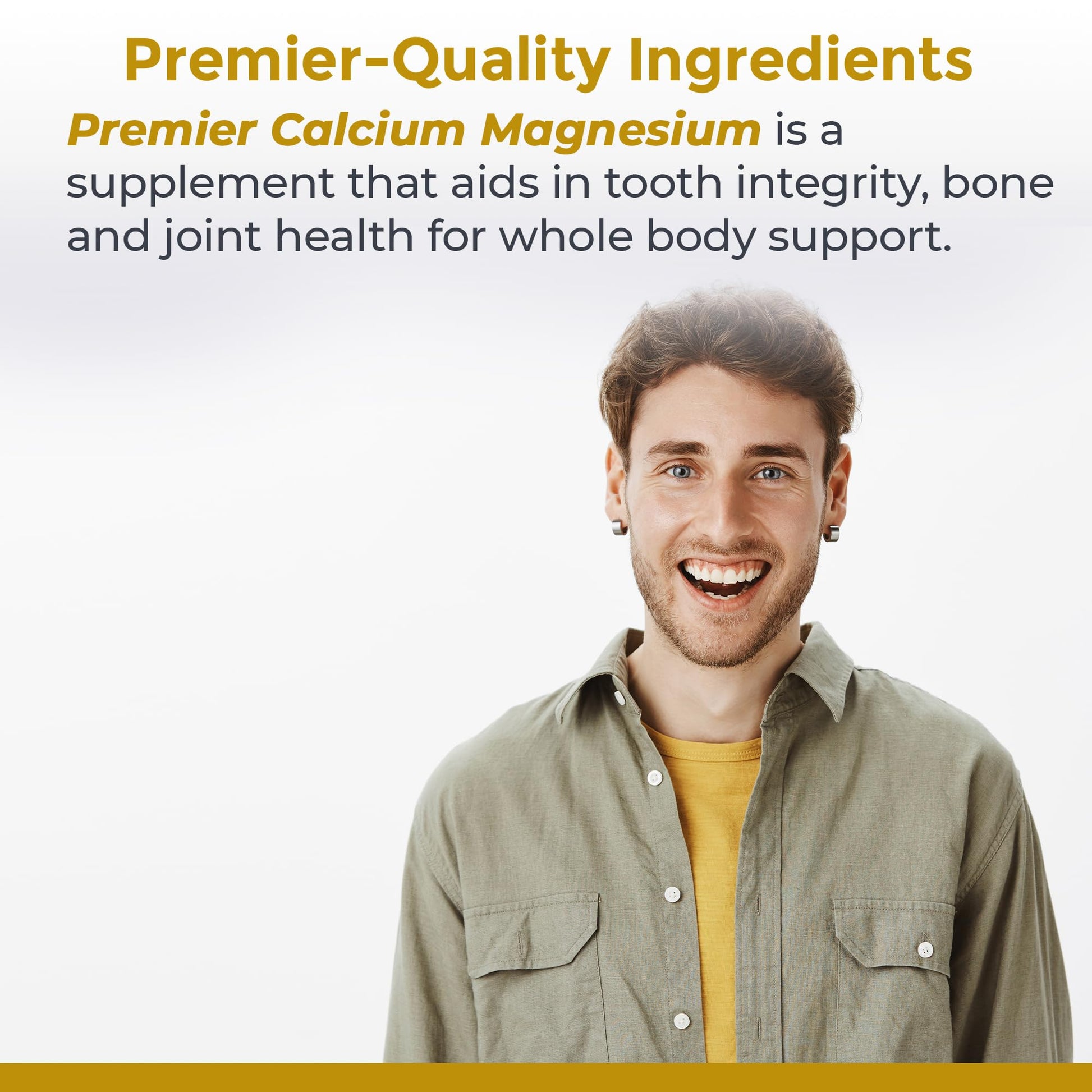 Premier Research Labs Calcium Magnesium Powder - Natural Coral Calcium Powder for Bone Health, Mix with Water for Alkaline PH Balance - 8 oz Premier Research Labs uk supplements