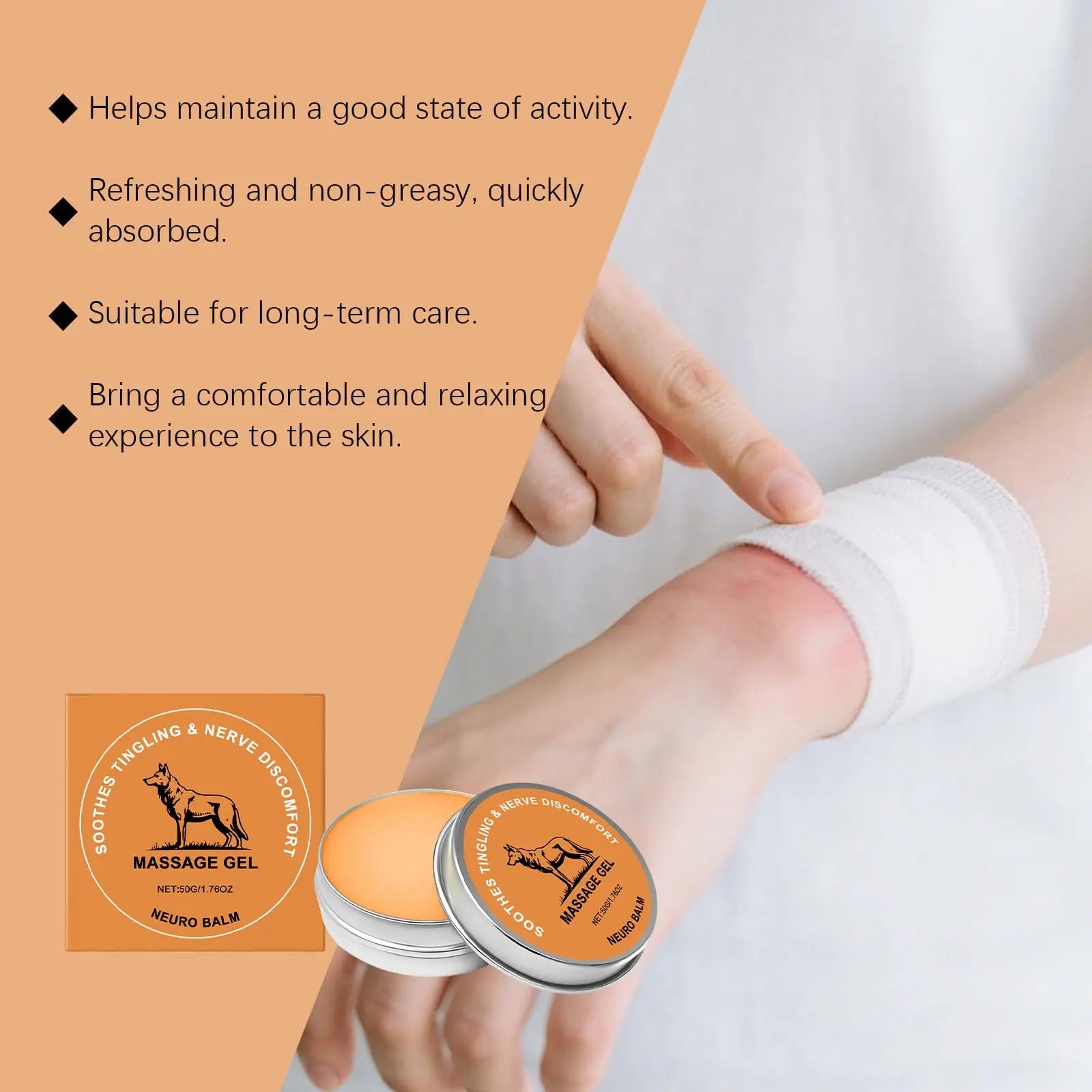 ZQDXSYN Neuro Balm, Joint & Muscle Soothing Cream, Joint Care Soothing Cream, Daily Body Care & Muscle Care (3PCS) ZQDXSYN uk supplements