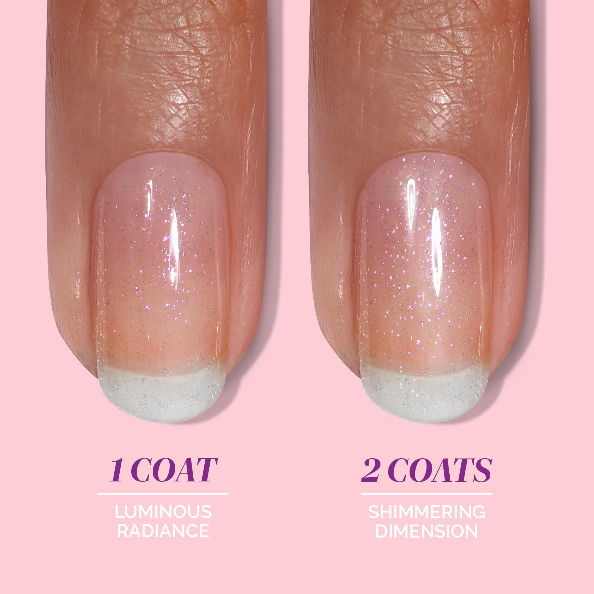 LONDONTOWN Glow Getter Nail Luminizer – One-Step Nail Treatment with Hexanal & Shimmer for Stronger, Healthier, Glossier Nails, No Base or Top Coat Needed, 0.4 Fl Oz LONDONTOWN uk supplements