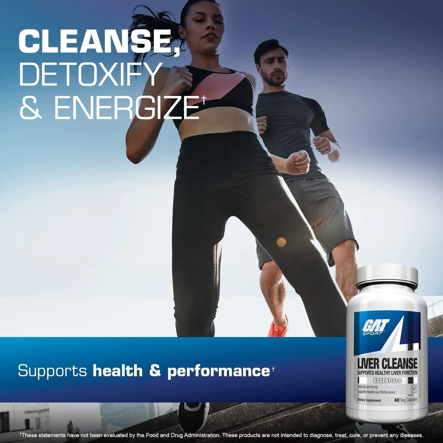 GAT SPORT Essentials Liver Cleanse Multivitamin, 60 Count GAT SPORT uk supplements