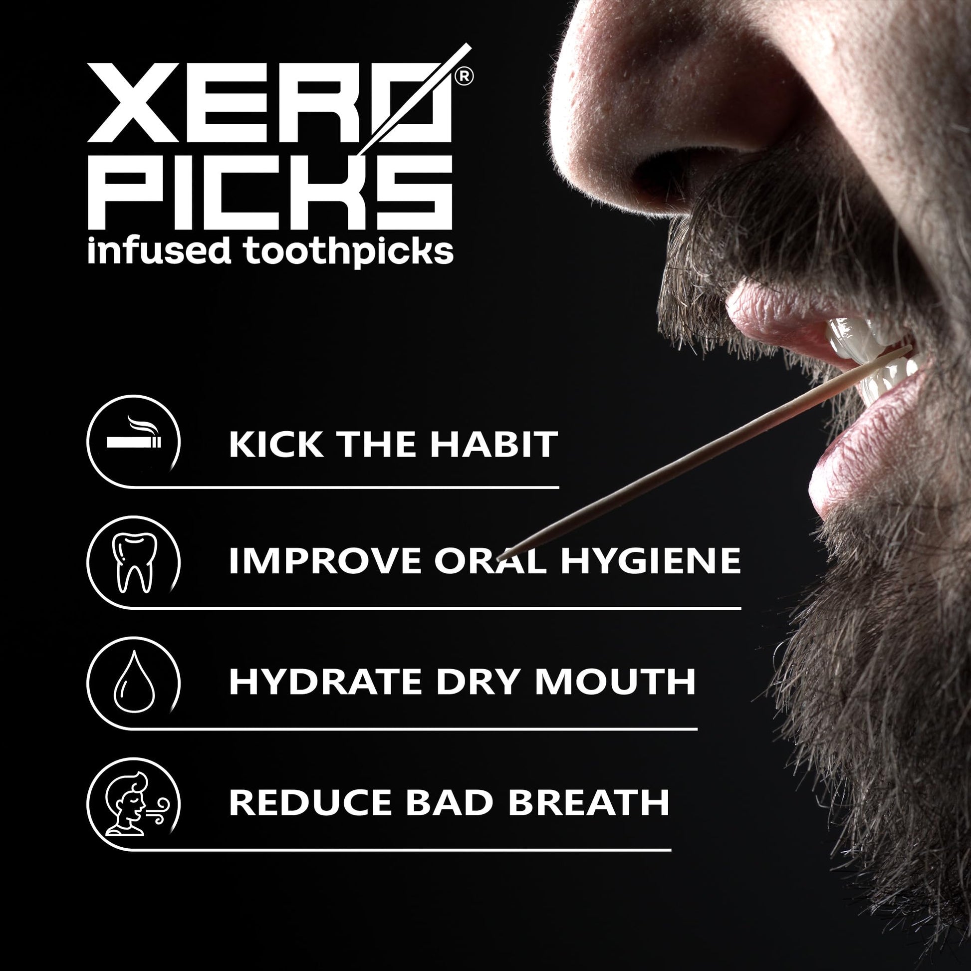 Xero Picks Infused Flavored Toothpicks to Help Quit Smoking - Nicotine Xero Picks uk supplements