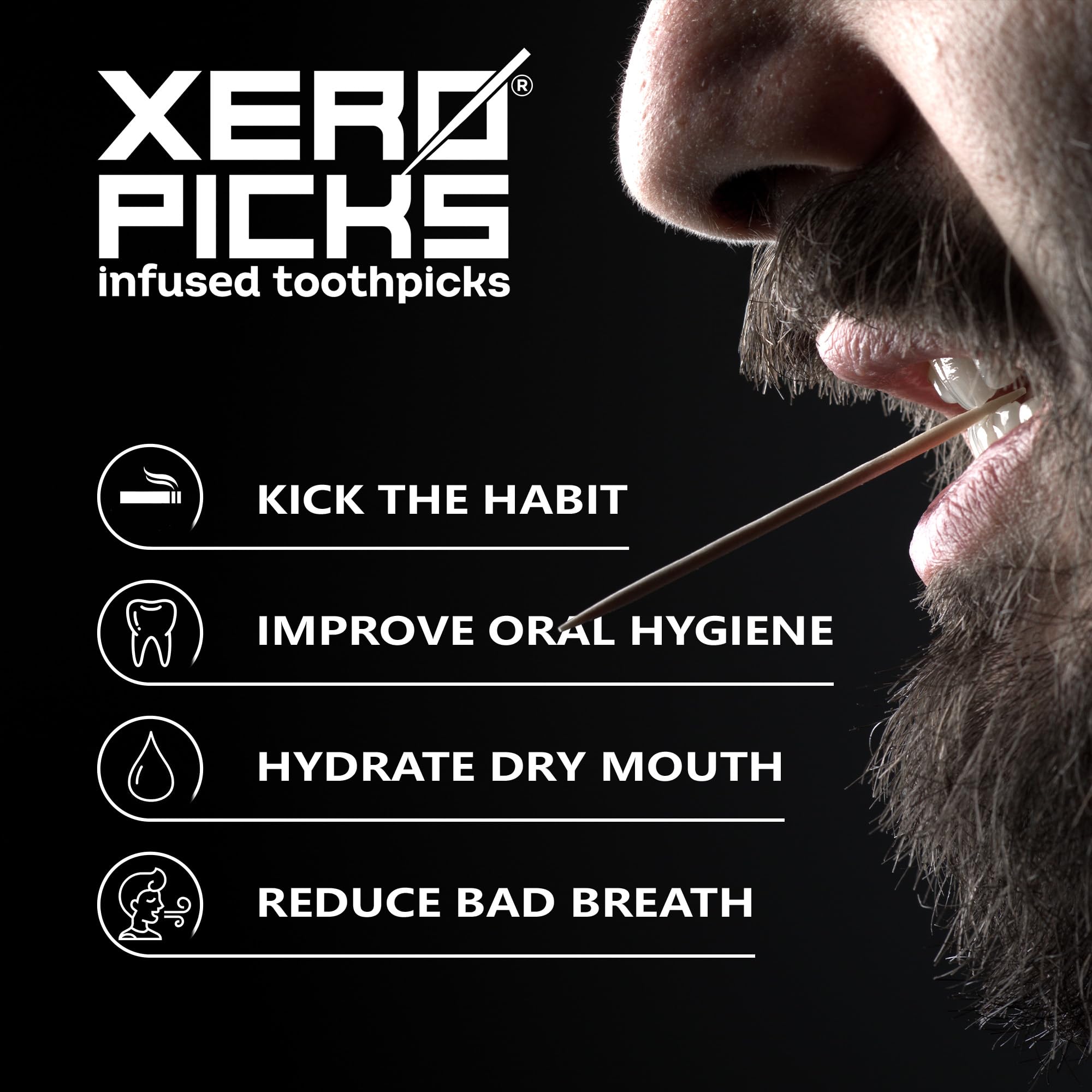 Xero Picks Infused Flavored Toothpicks to Help Quit Smoking - Nicotine Xero Picks uk supplements
