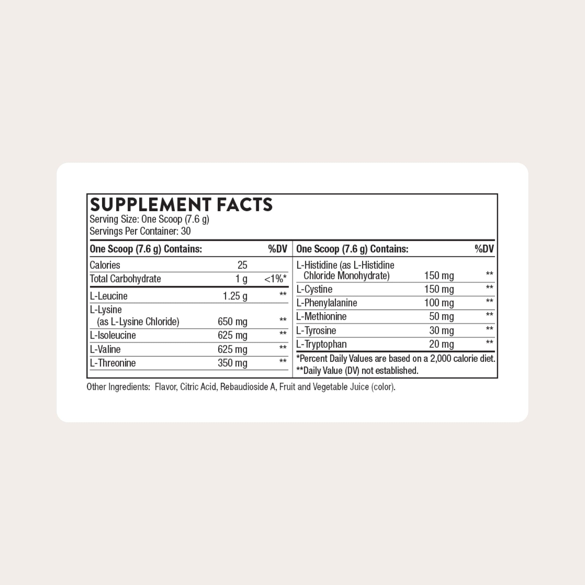THORNE - Amino Complex - Clinically-Validated EAA and BCAA Powder for Pre or Post-Workout - Promotes Lean Muscle Mass & Exercise Recovery* - NSF Certified for Sport - 30 Servings - 8.0 Oz - Berry THORNE uk supplements