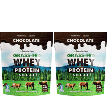 Opportuniteas Chocolate Whey Protein Powder - Grass Fed Whey Isolate + Organic Cacao Opportuniteas uk supplements
