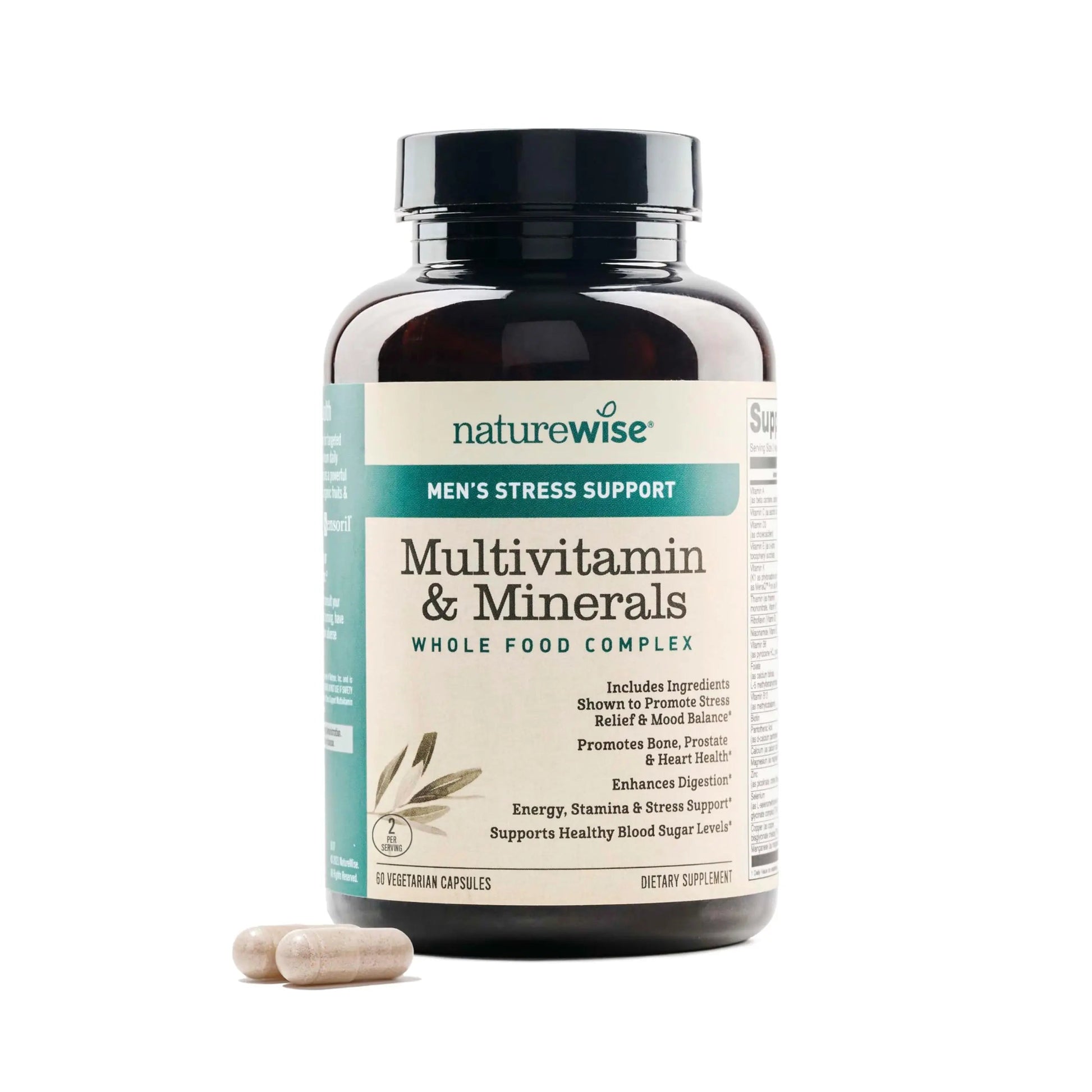 NatureWise Multivitamin for Men + Stress Support + Fulvic Ionic Minerals + Probiotics for Immunity, Male Health NatureWise uk supplements