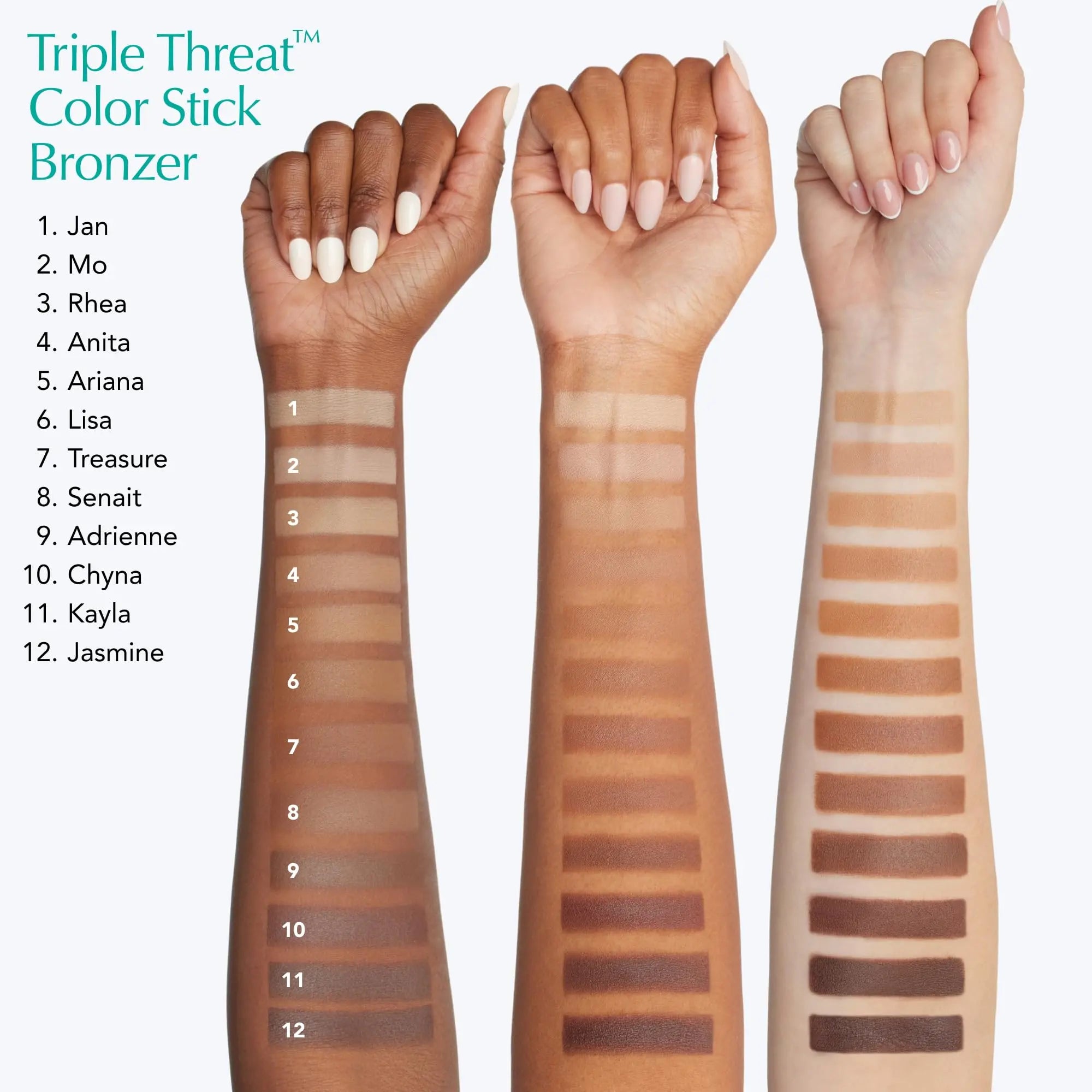 Thrive Causemetics Triple Threat Color Stick: Cream Bronzer & Contour Stick with Vitamin E, Evening Primrose Oil, Waterproof Smudge Proof Face Makeup, Anita (Light Medium Neutral) Thrive Causemetics uk supplements